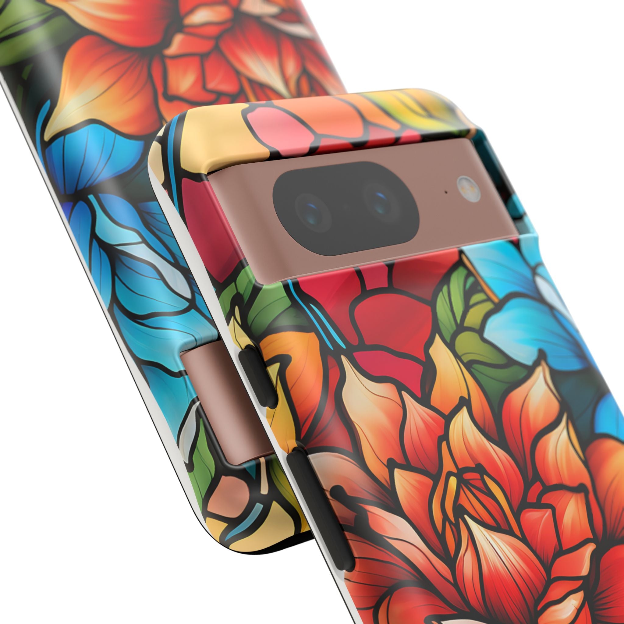 Stained Glass Floral Google Pixel Case (All Models)