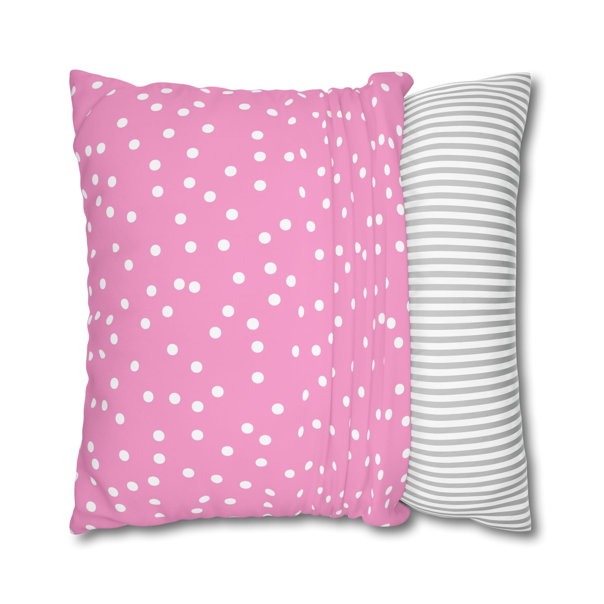 Pink Polka Dot Pillowcase - Sweet Dreams