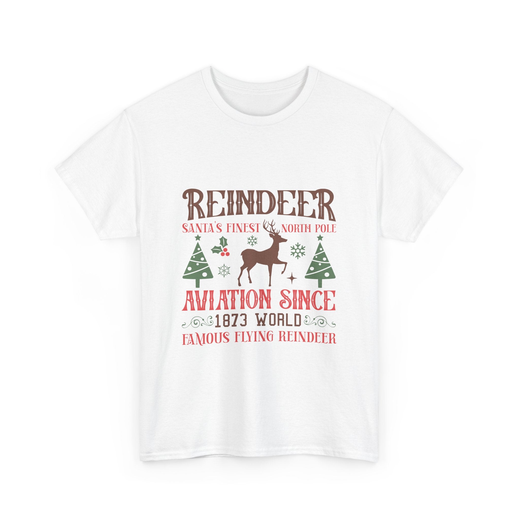 Reindeer Aviation Since 1873 Xmas Tee