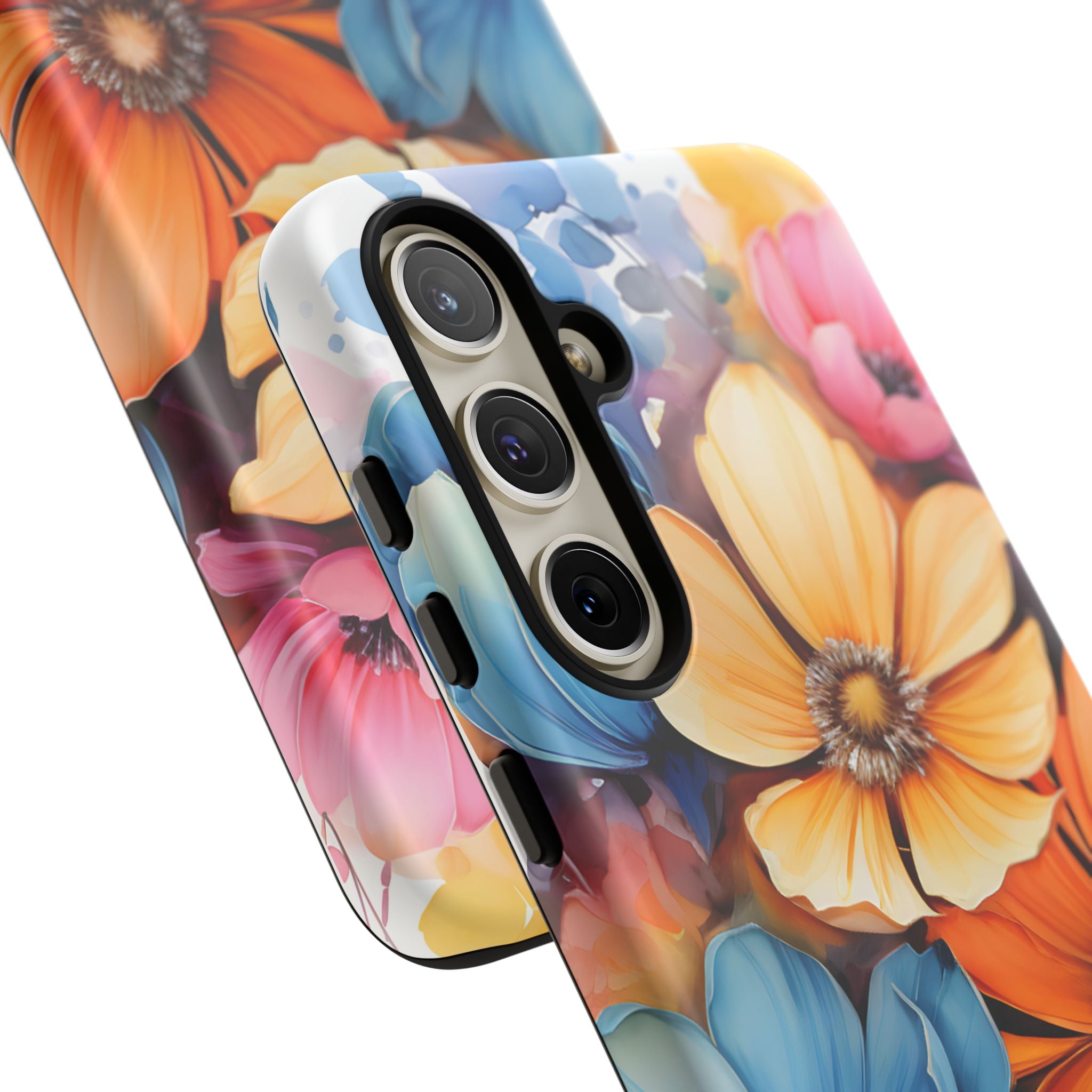 Vibrant Floral Watercolor Samsung Case