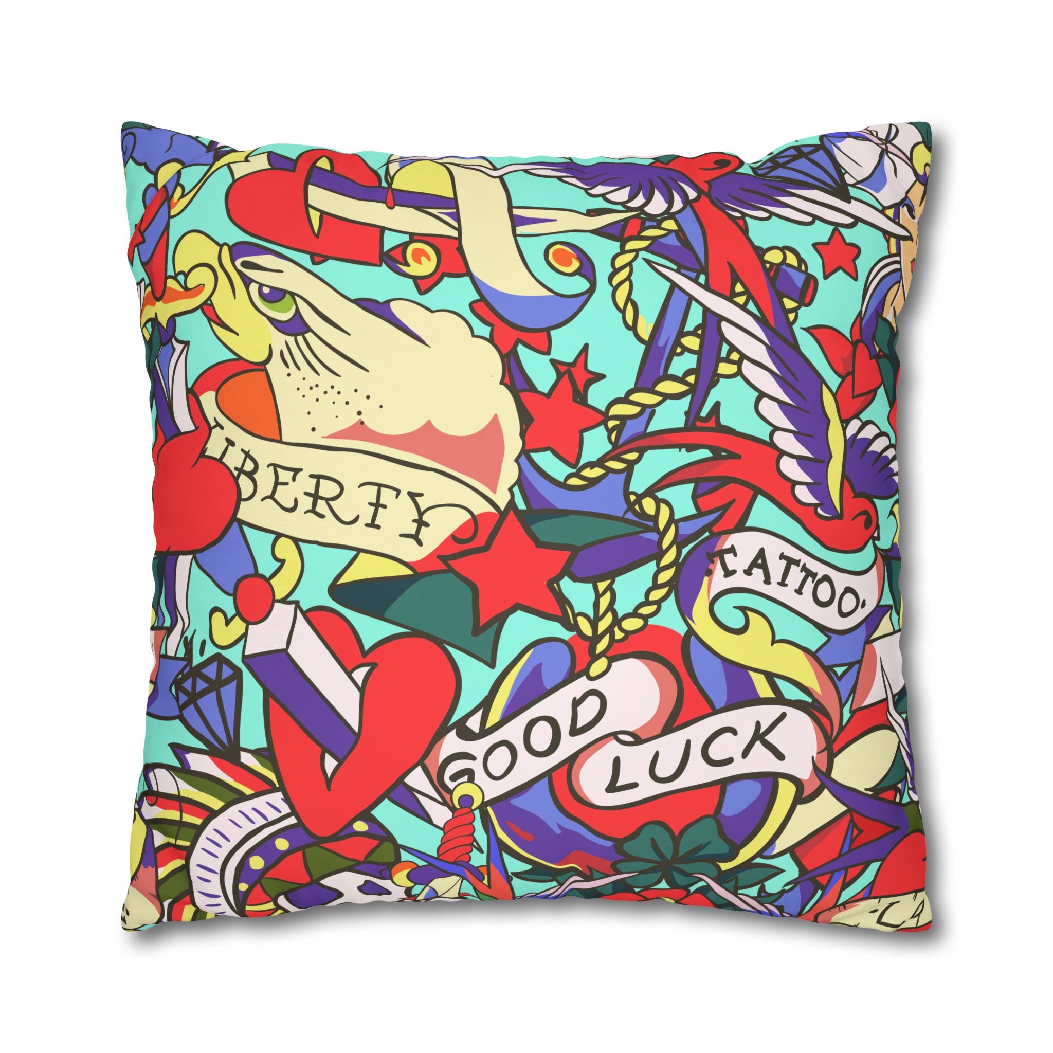 Vintage Tattoo Flash Pillowcase