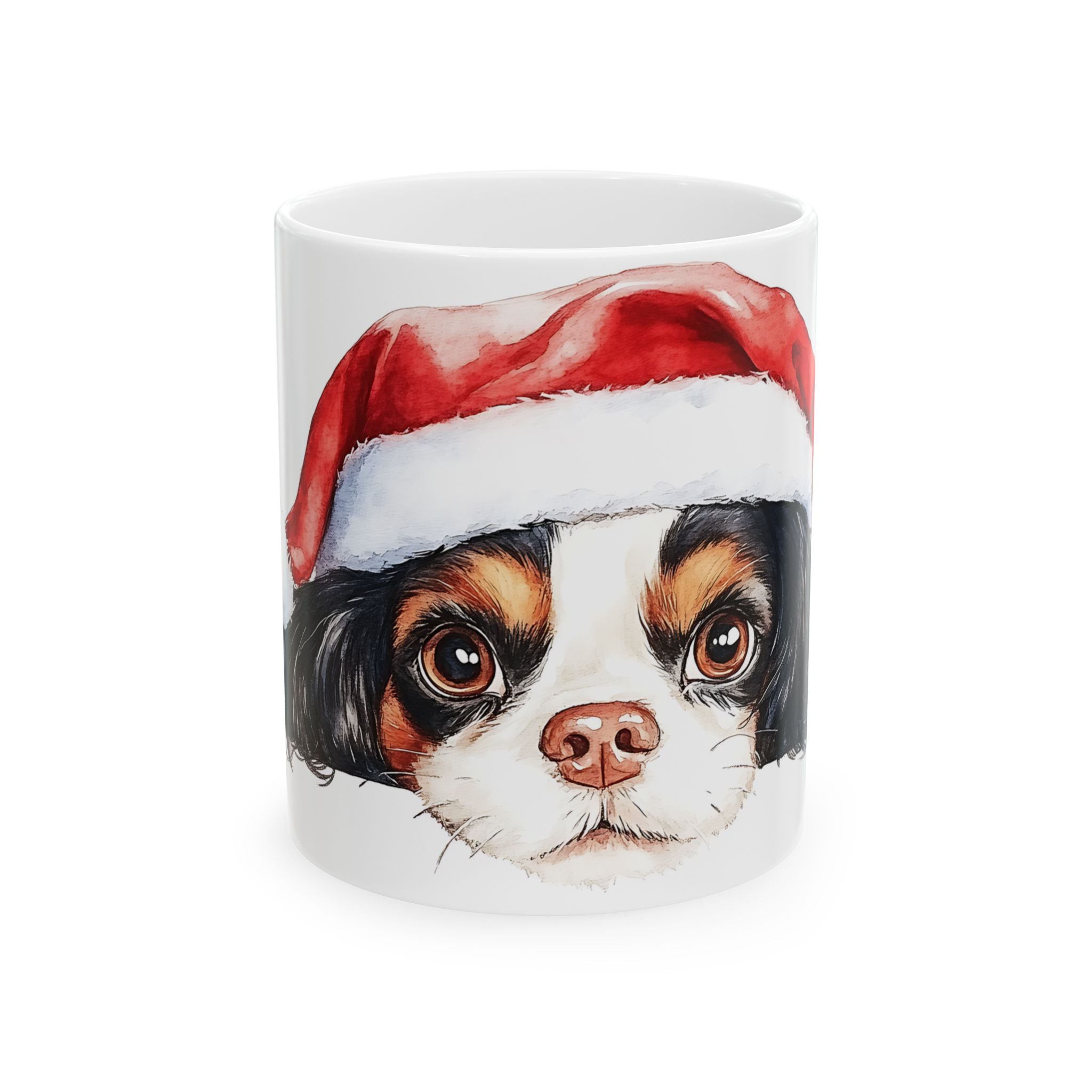 Cavalier King Charles Spaniel Santa Mug