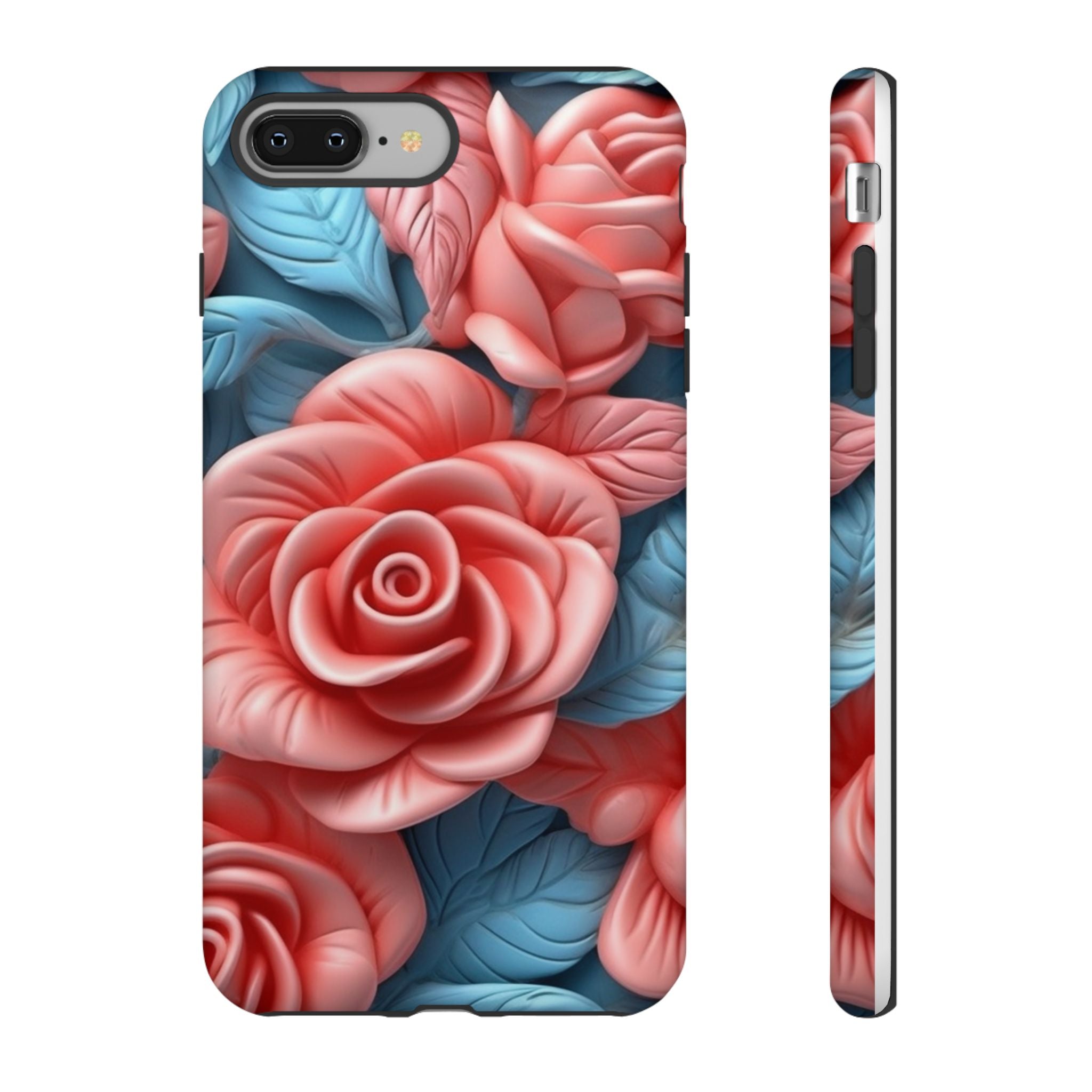 Stylized Floral iPhone Case - Hexagon Stone