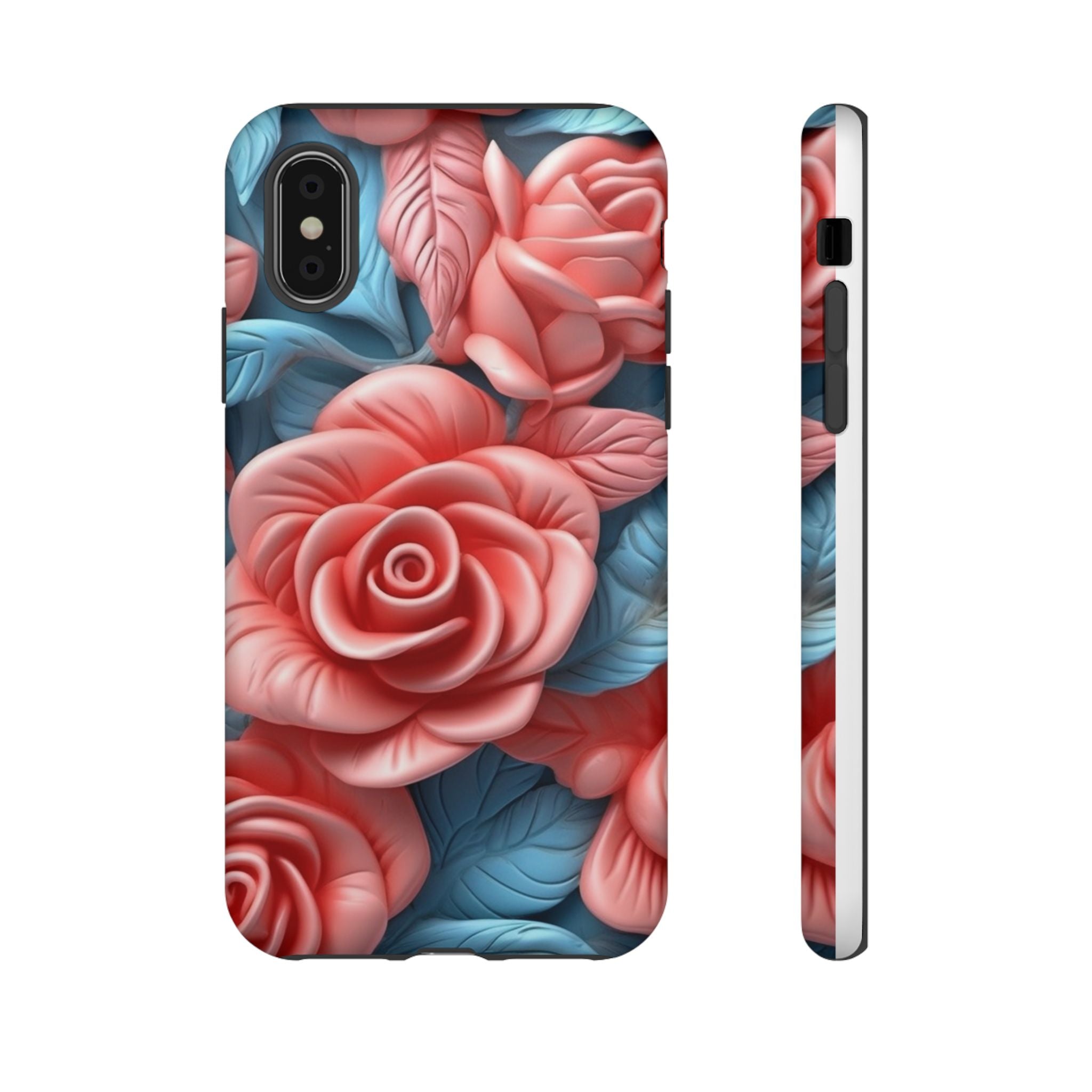 Stylized Floral iPhone Case - Hexagon Stone