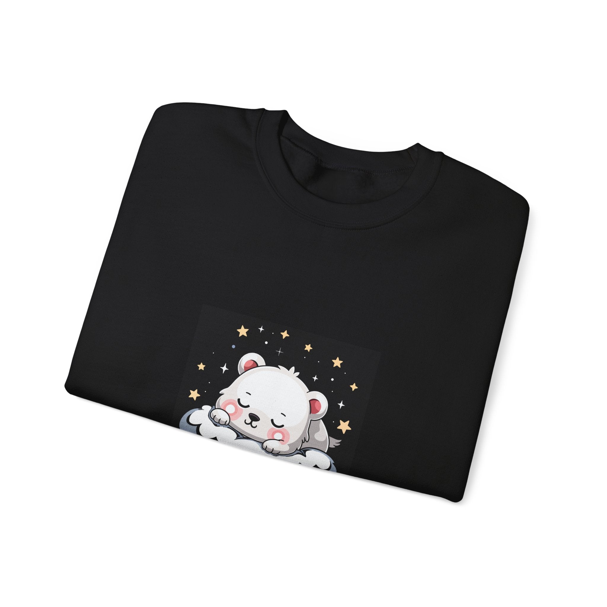 Sleepy Polar Bear Kids Sweatshirt