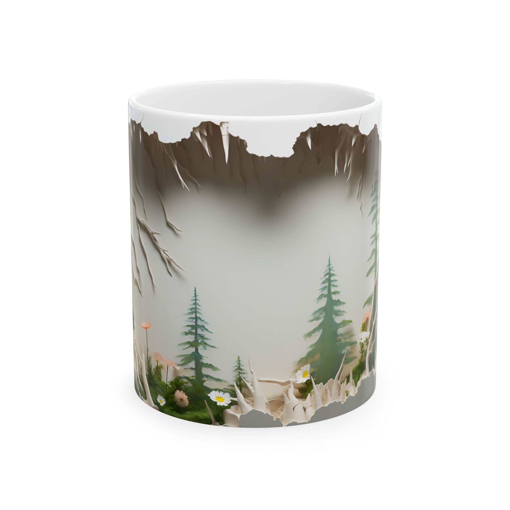 Fractured Forest Mug: Nature's Serenity