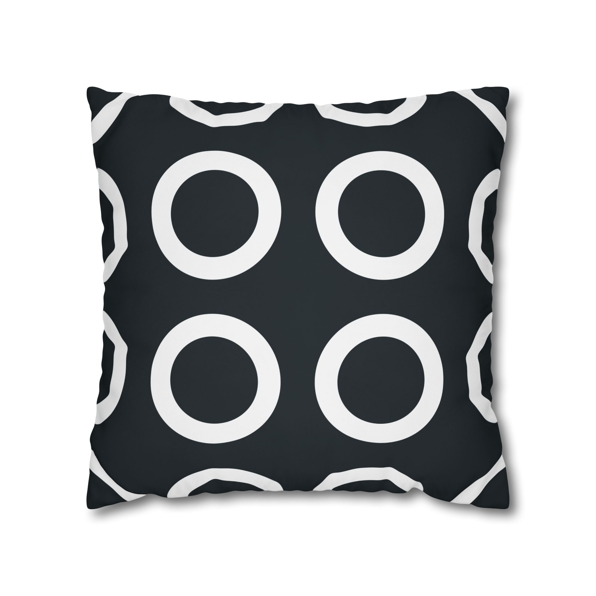 Navy Blue & White Dot Pillowcase