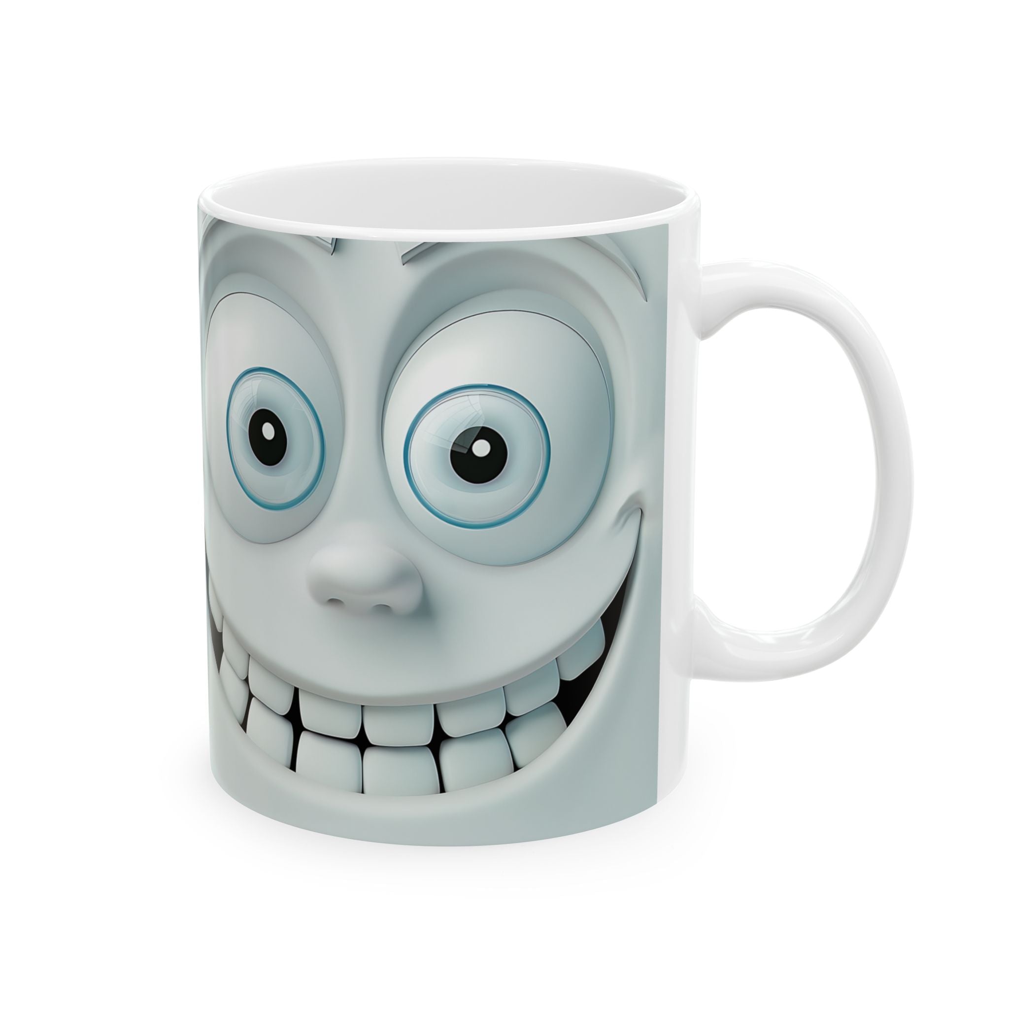 Smiling Face Mugs - Set of 2