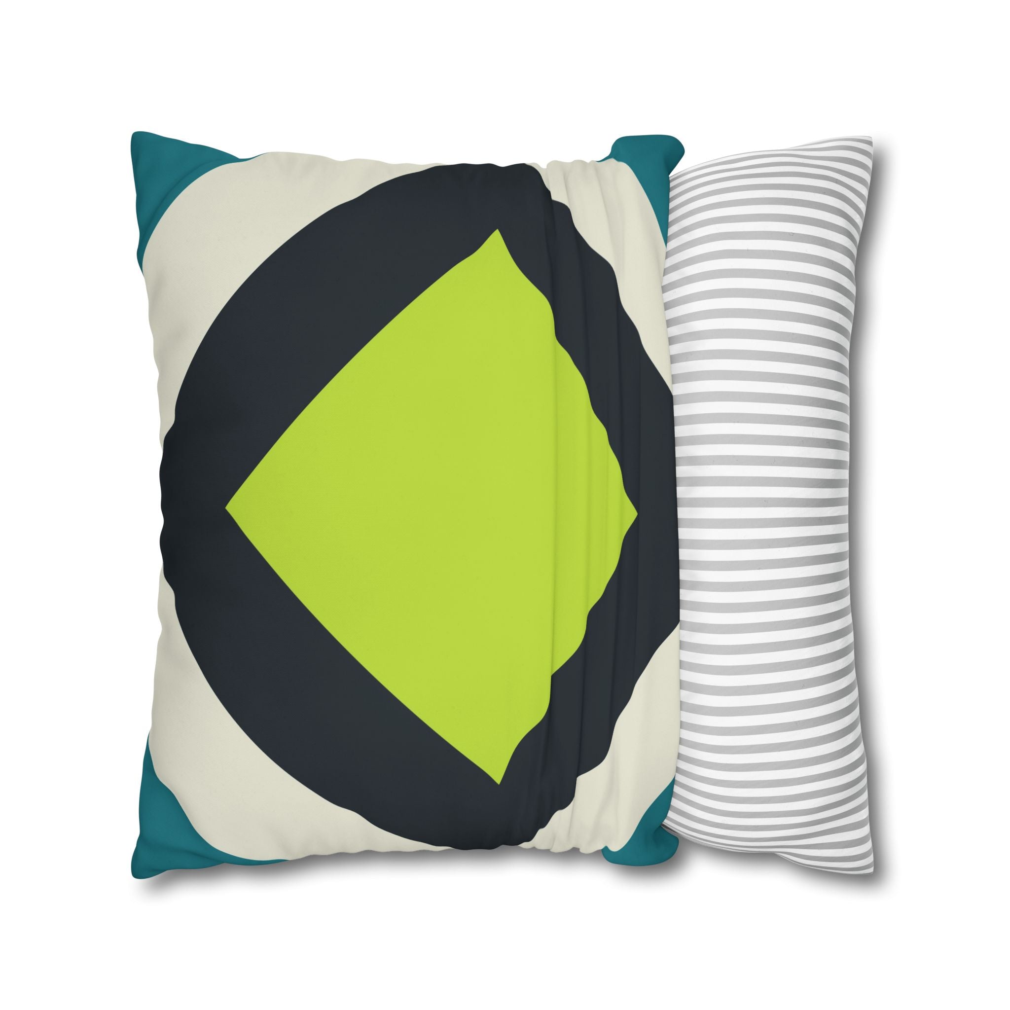 Geometric Diamond Pillowcase - Modern Art