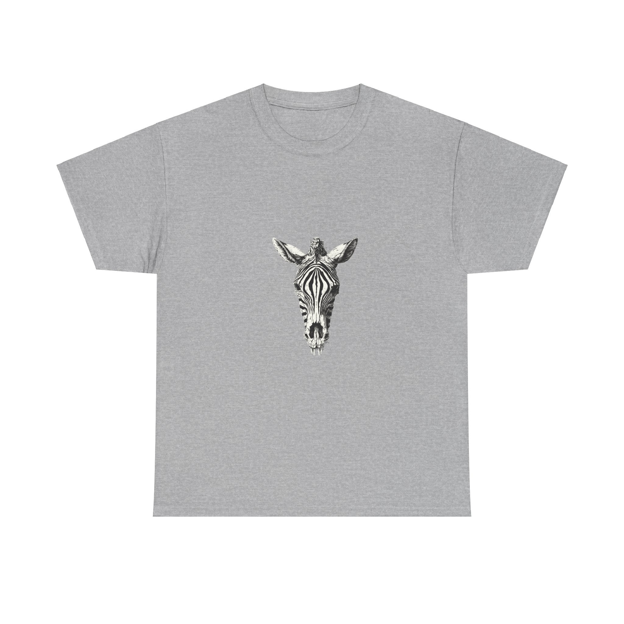 Macabre Zebra Skull T-Shirt