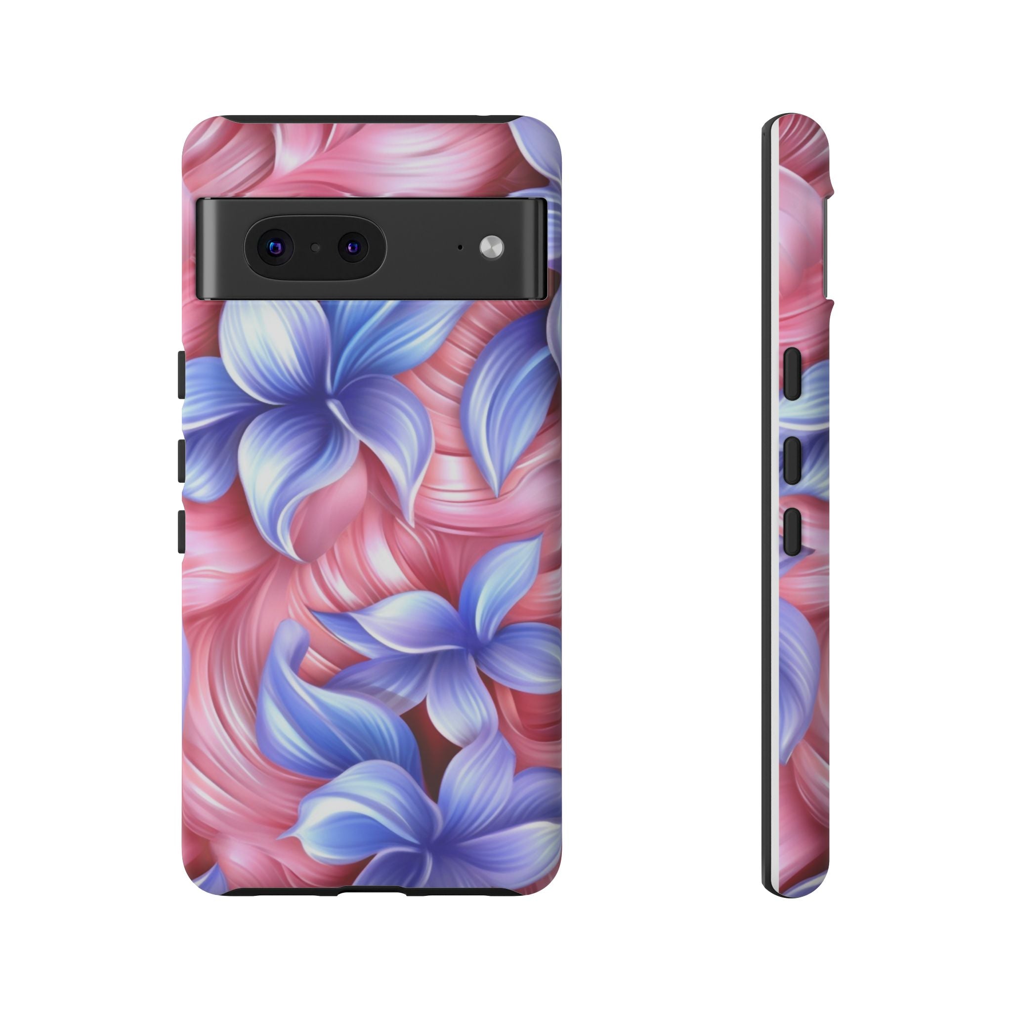 Whimsical Pink Flower Google Pixel Case (All Models)