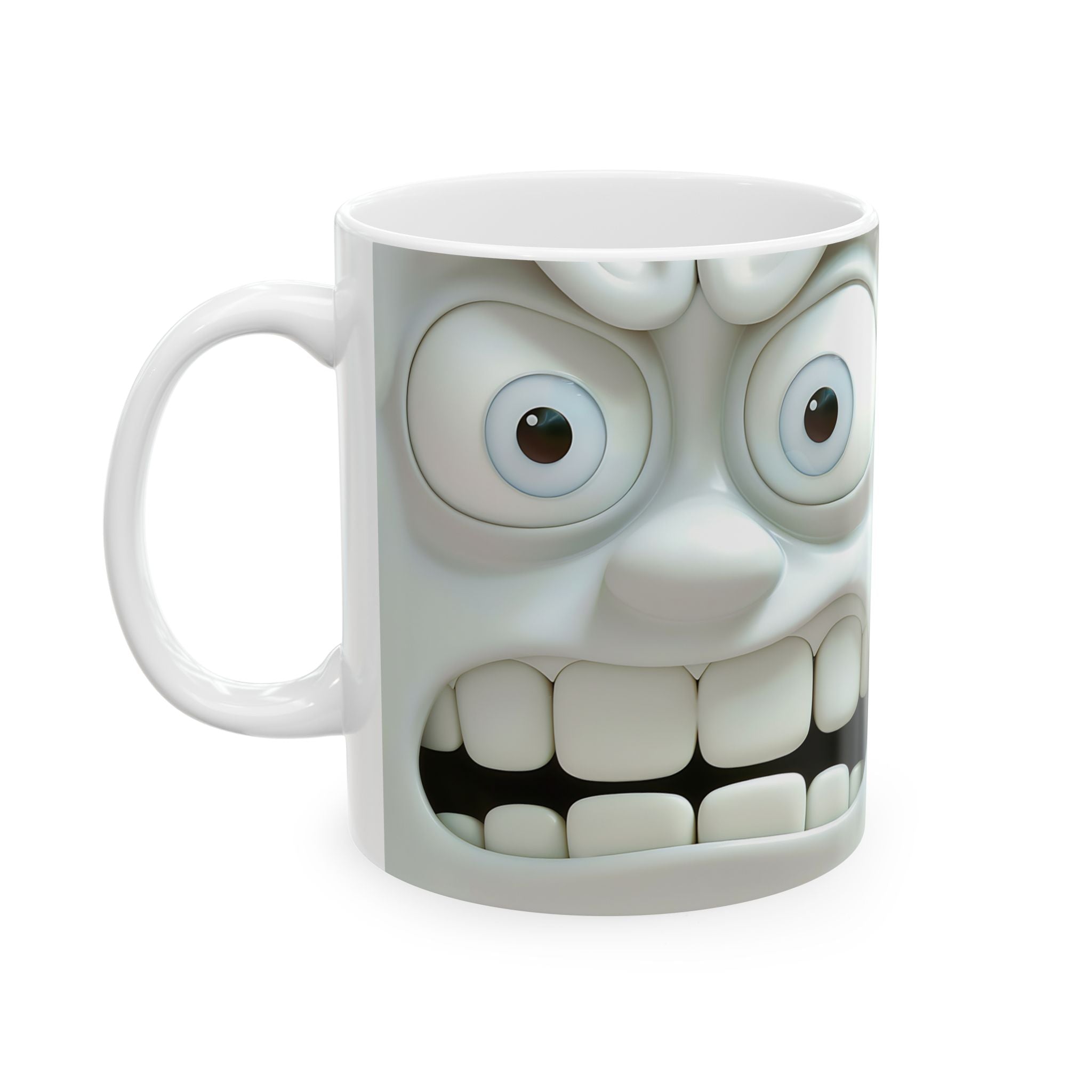 Angry Face Mugs - Set of 2