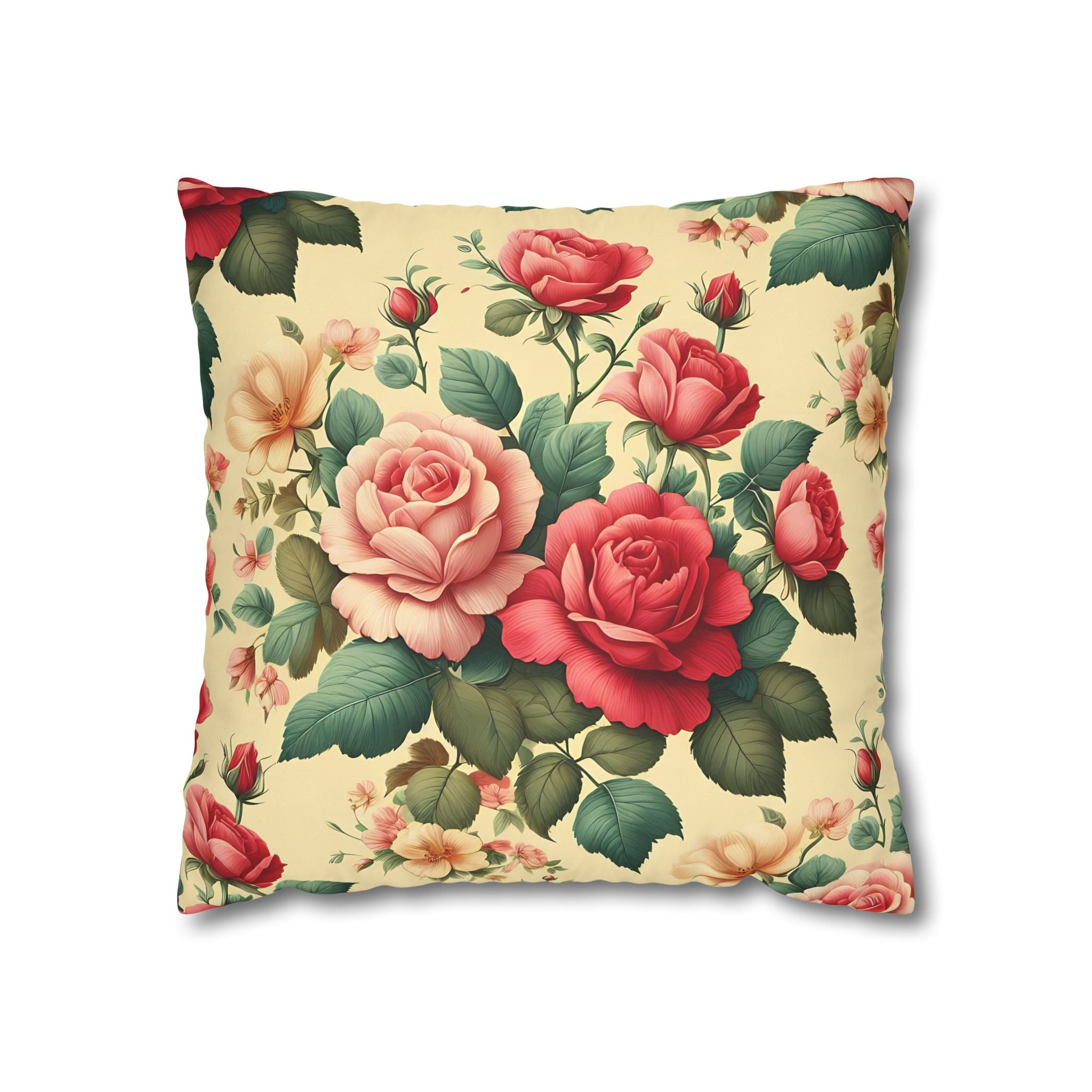 Vintage Rose Pillowcase - Floral Print