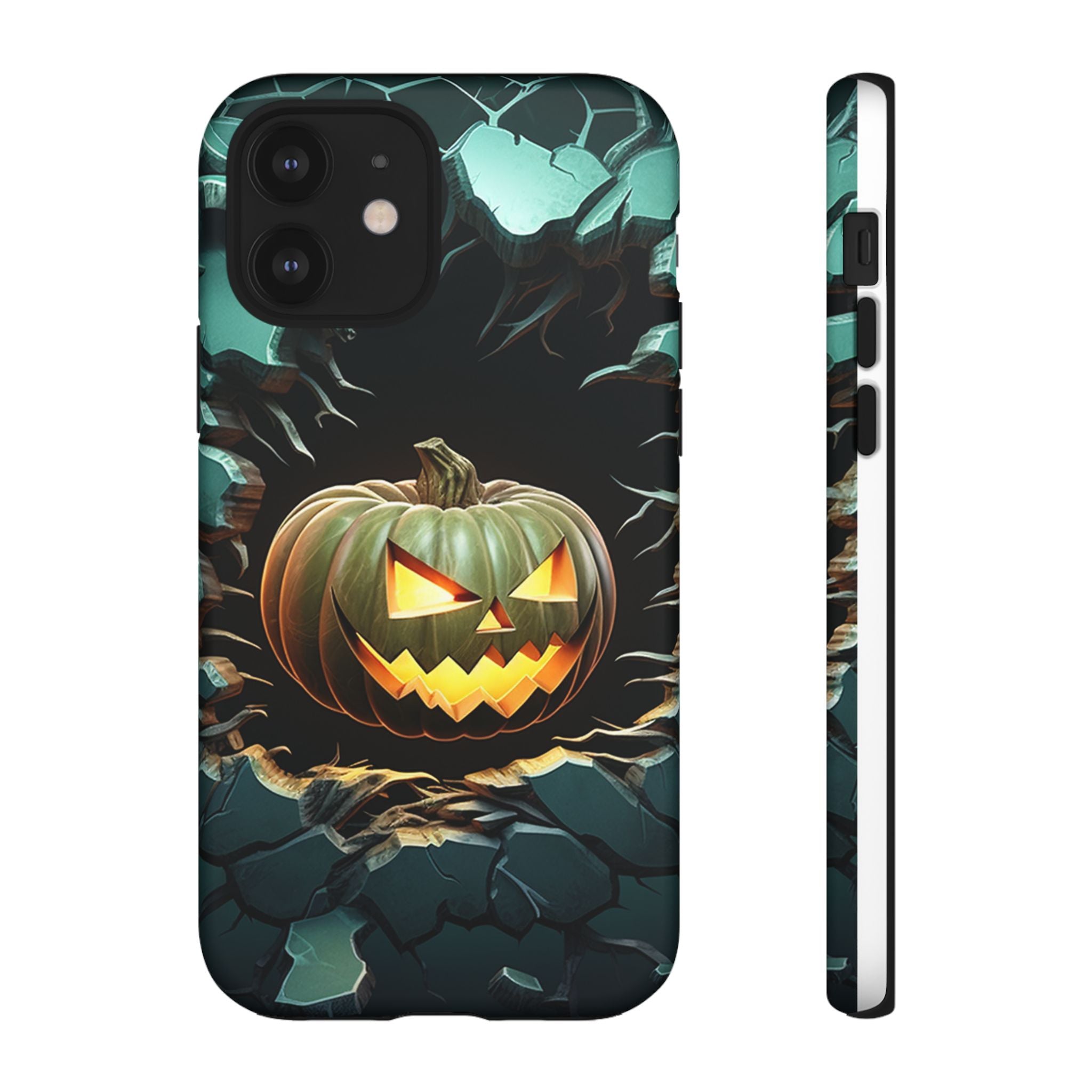 Spooky Jack-o'-Lantern Hexagon iPhone Case