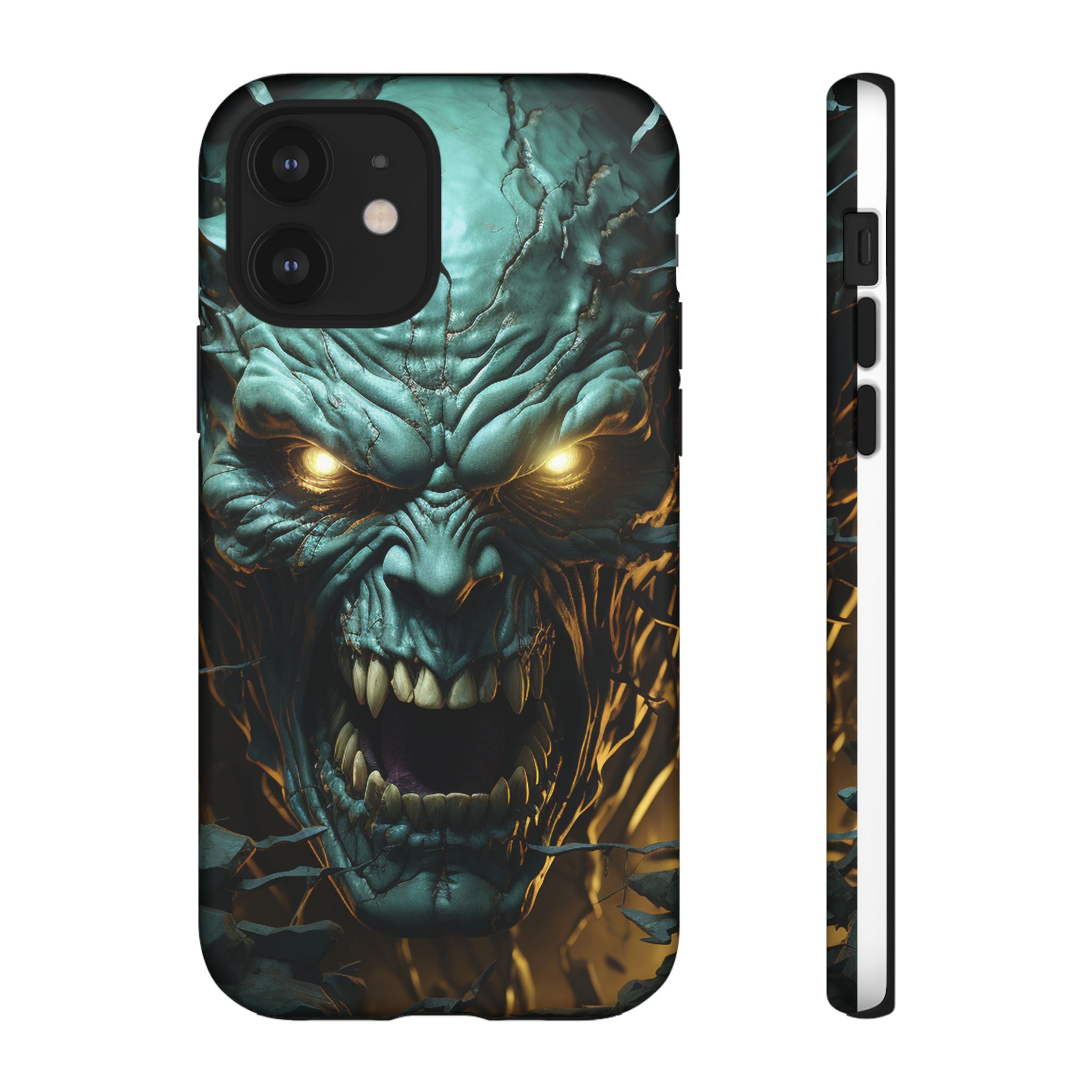 Monstrous Roar Hexagon Stone iPhone Case