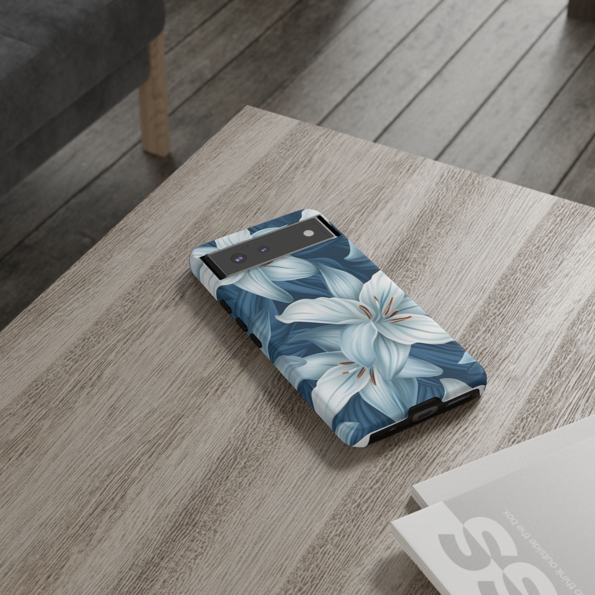 Pastel Blue Lily Google Pixel Case (All Models)