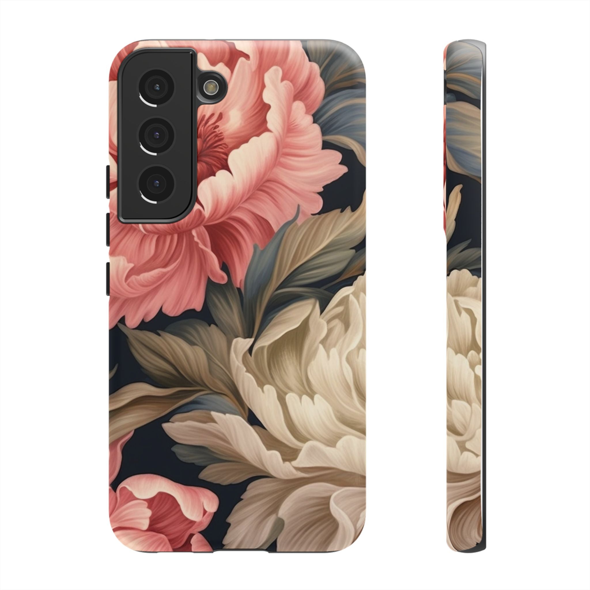 Blush Peony Floral Samsung Phone Case