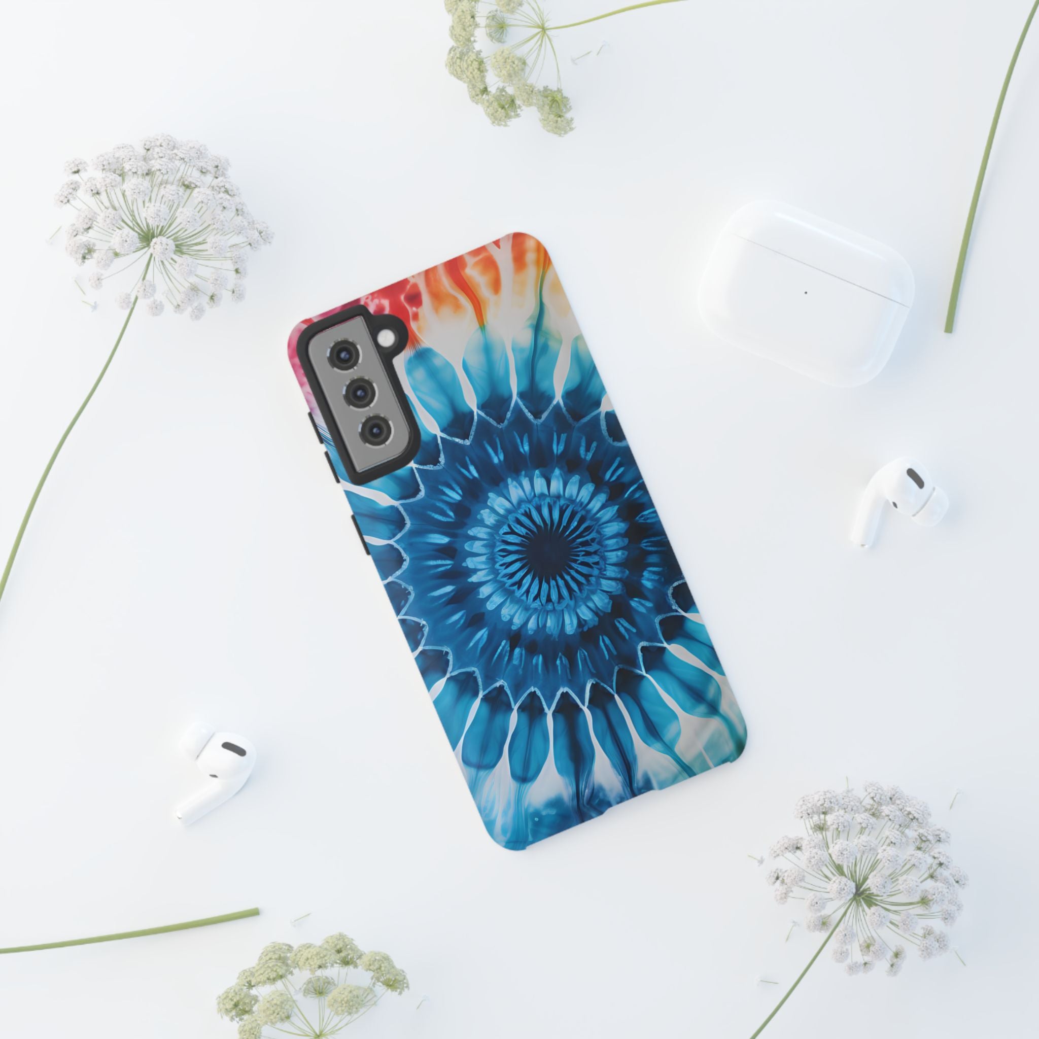 Cosmic Mandala Tie-Dye Samsung Case