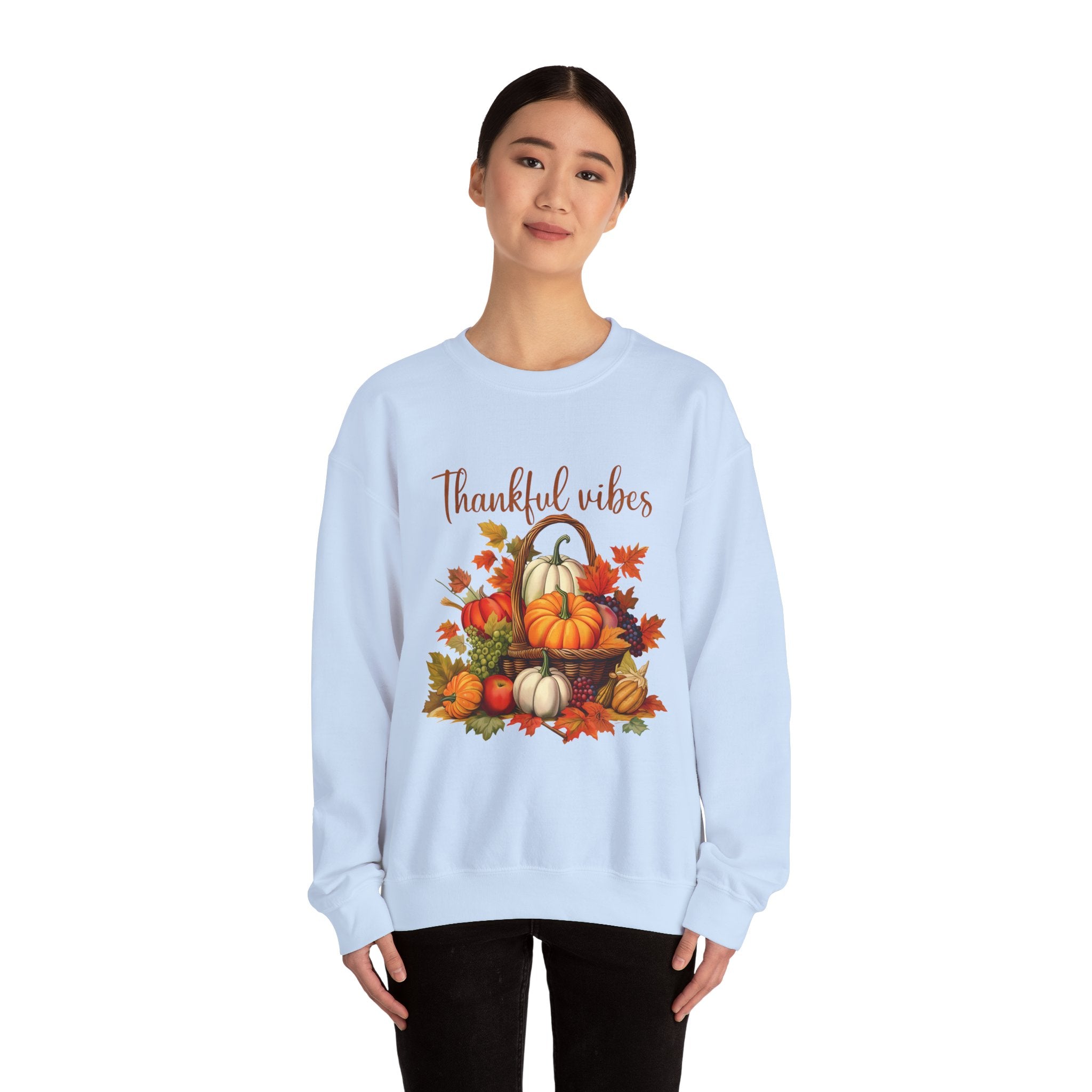 Thankful Vibes Autumn Harvest Sweatshirt