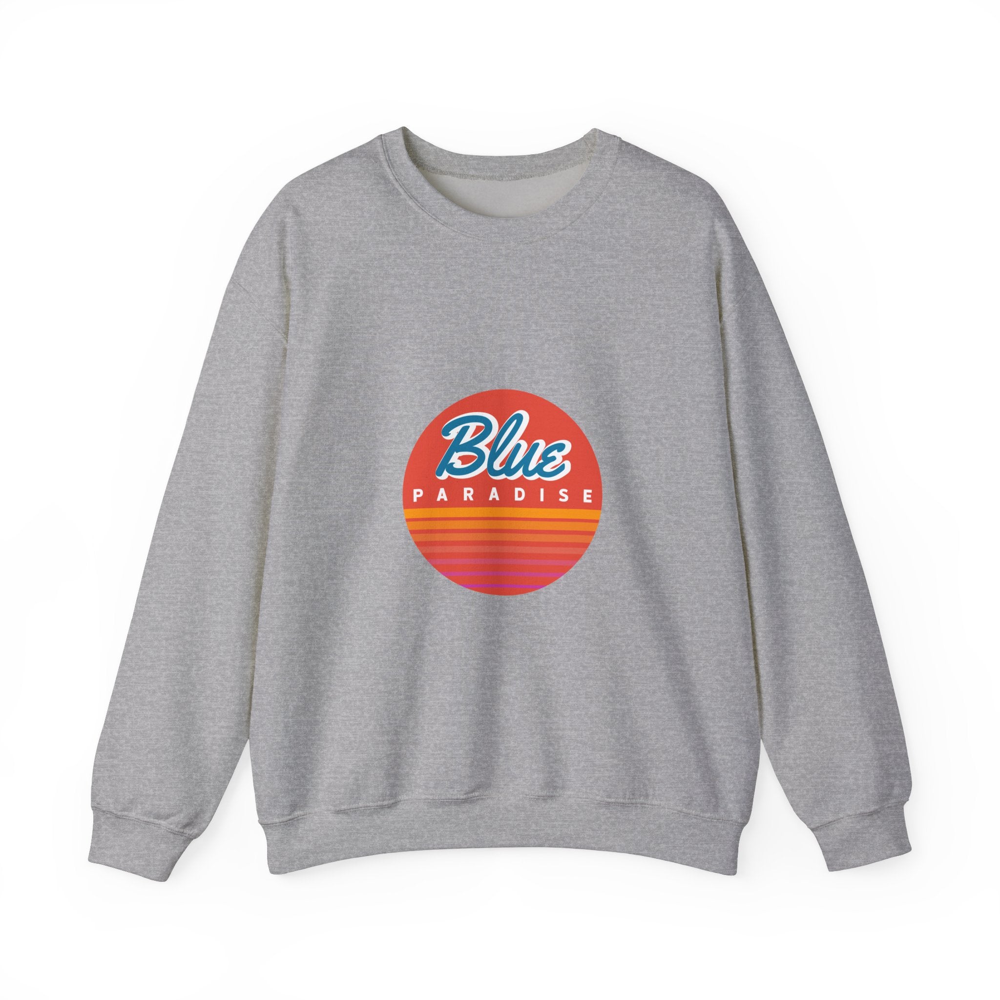 Retro Blue Paradise Sunset Sweatshirt