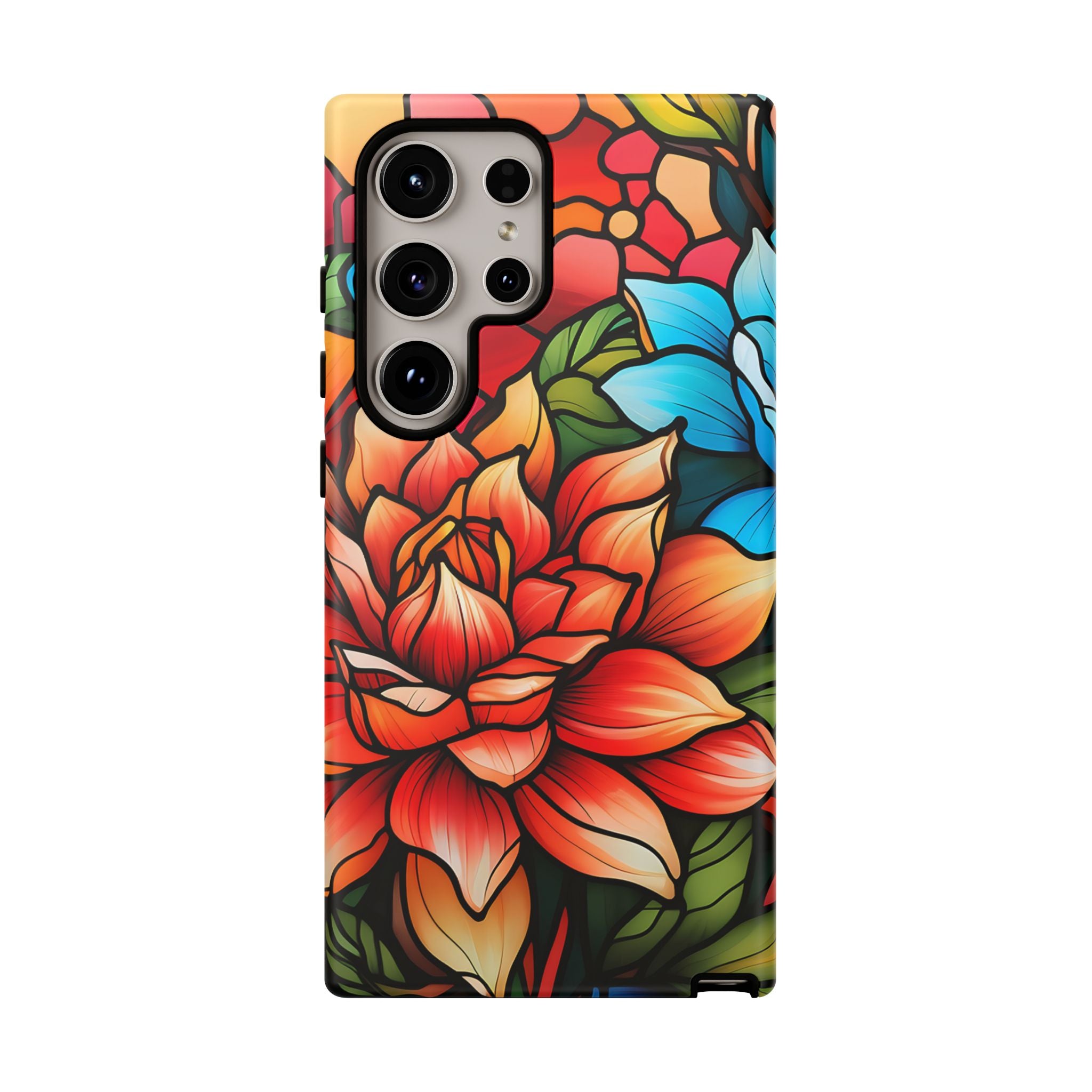 Stained Glass Floral Samsung Case