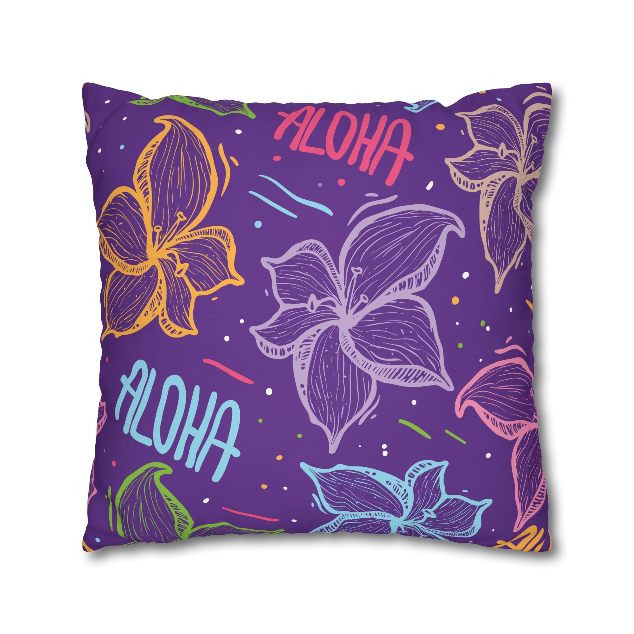 Aloha Lily Pillowcase - Tropical Floral