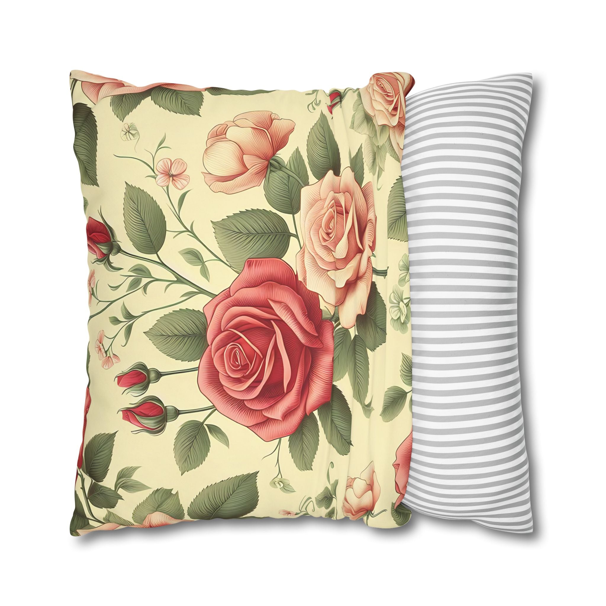 Vintage Rose Pillowcase - Floral Charm