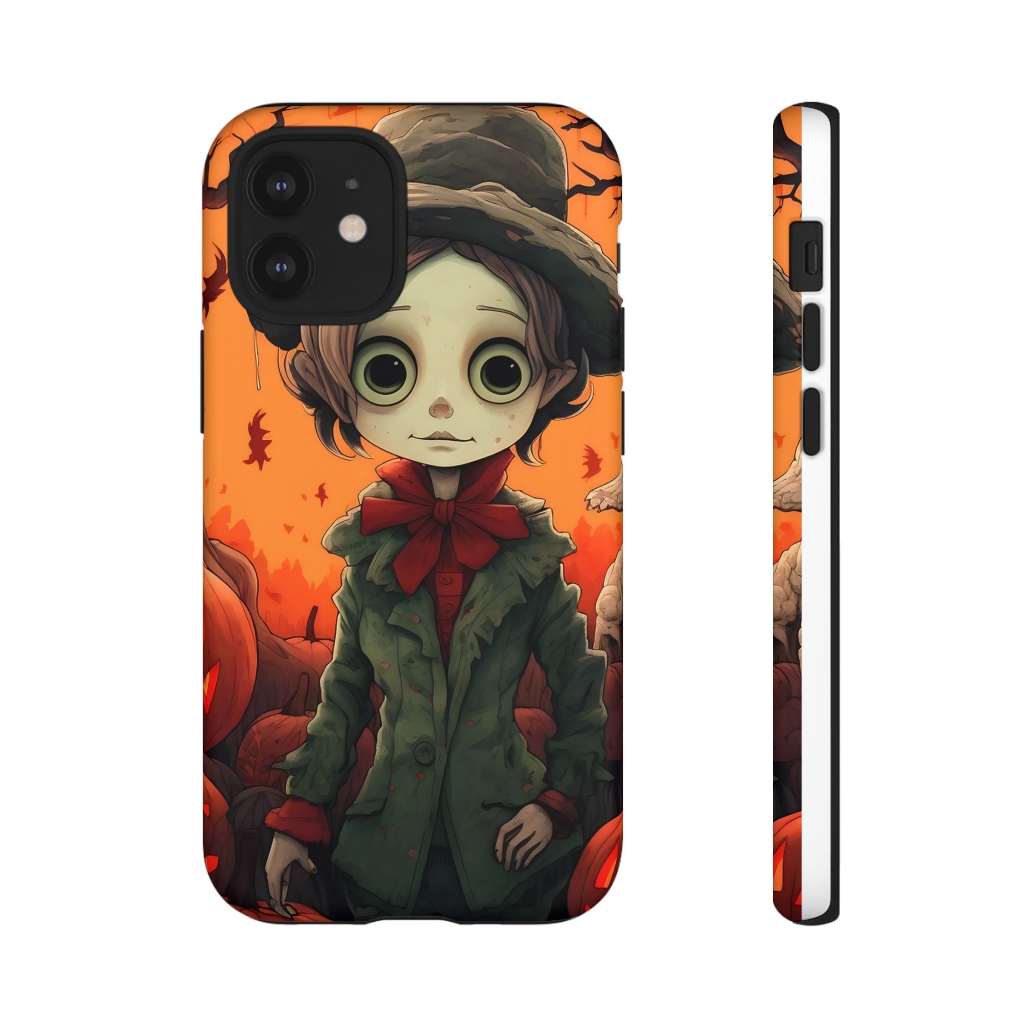 Spooky Autumn Child Hexagon Stone iPhone Case