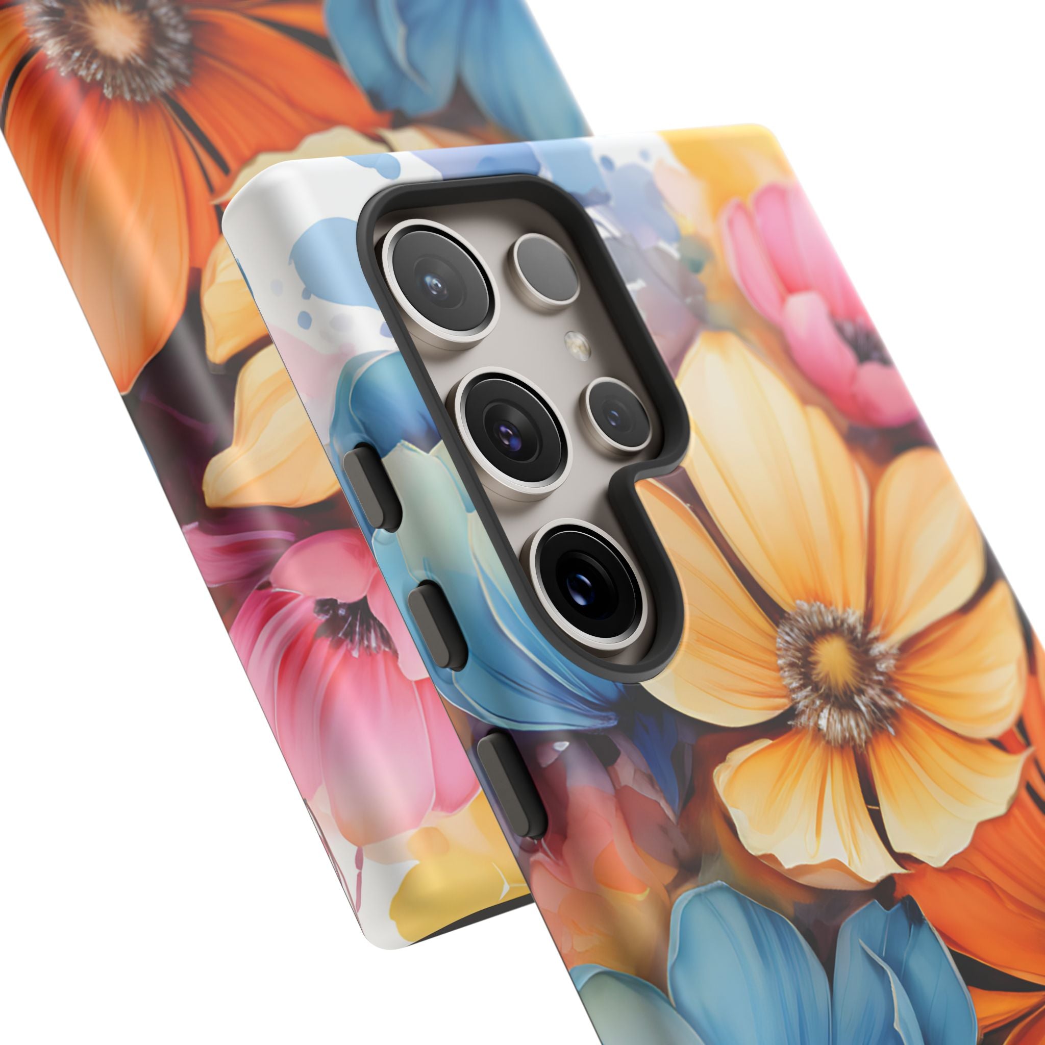 Vibrant Floral Watercolor Samsung Case