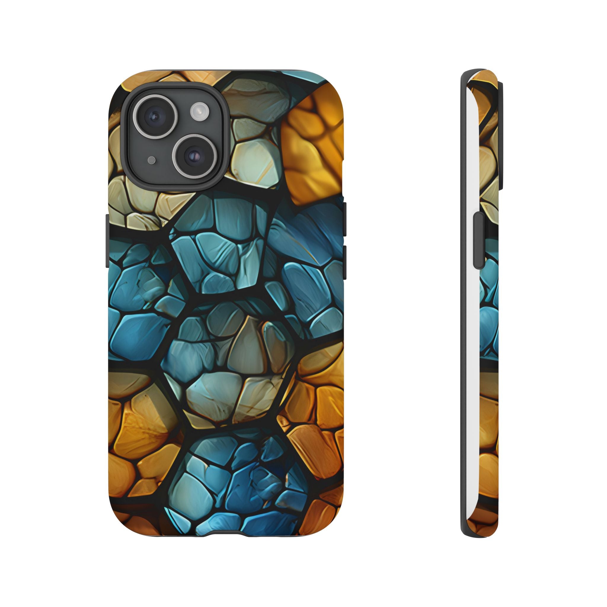 Abstract Stone Mosaic iPhone Case