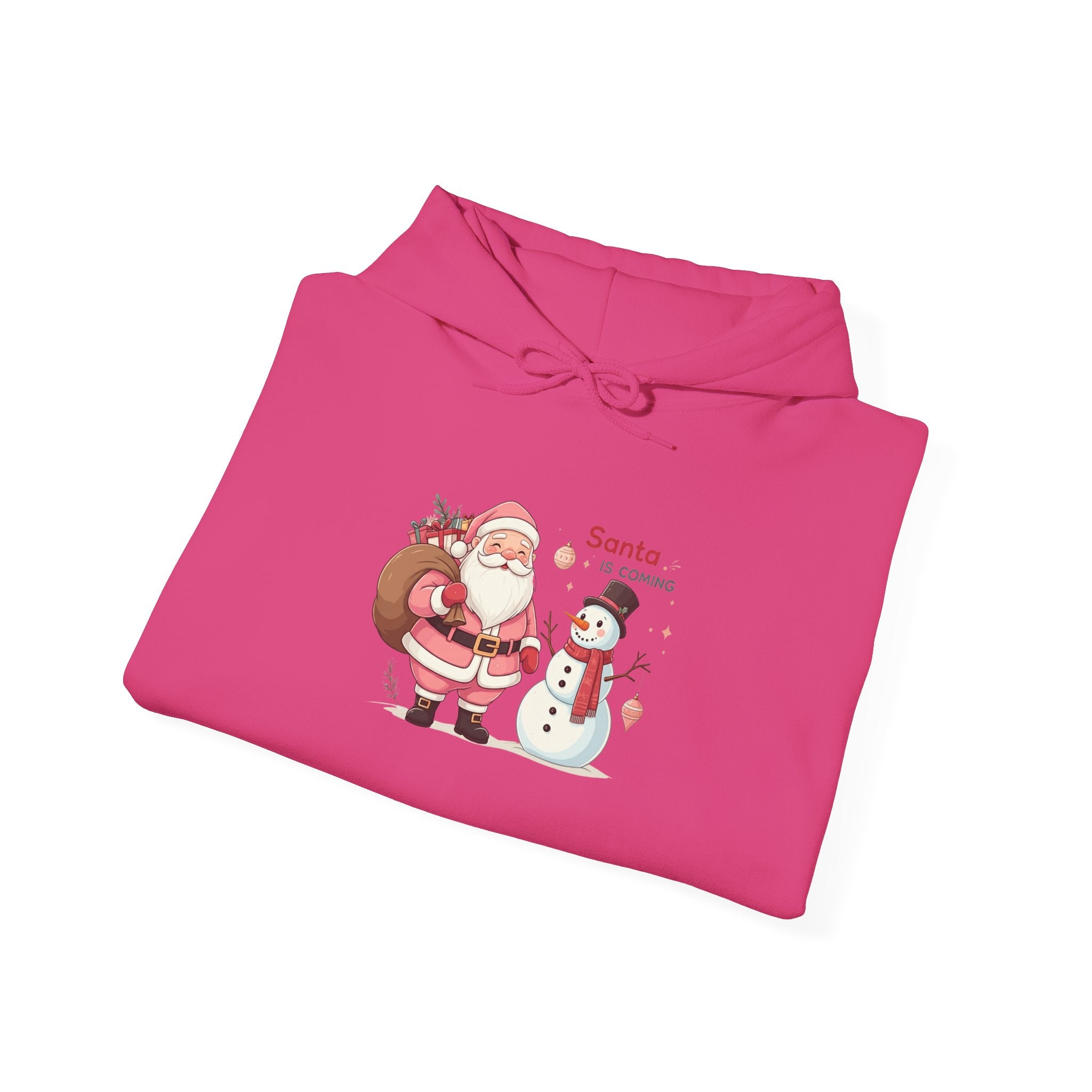 Pink Santa Christmas Hoodie