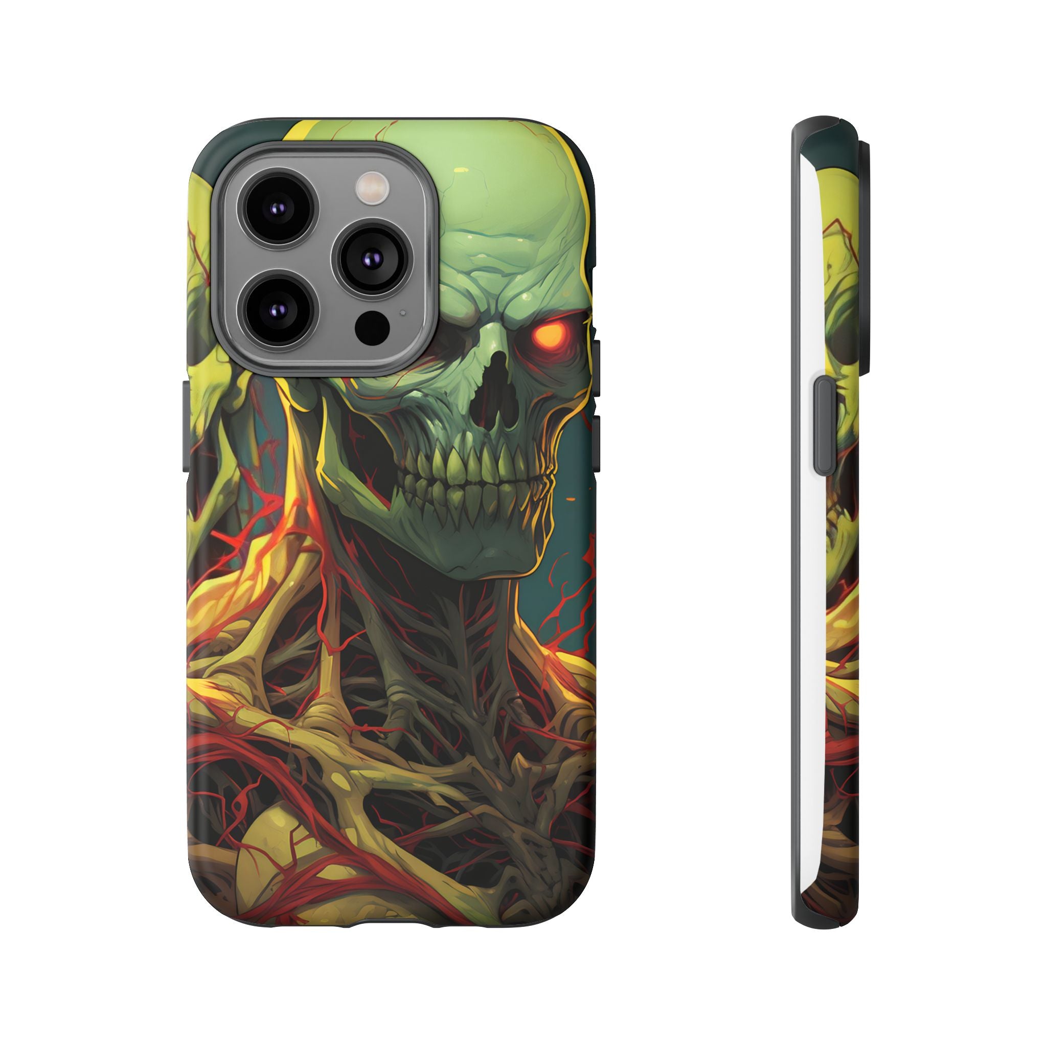 Glowing Skull Hexagon iPhone Case