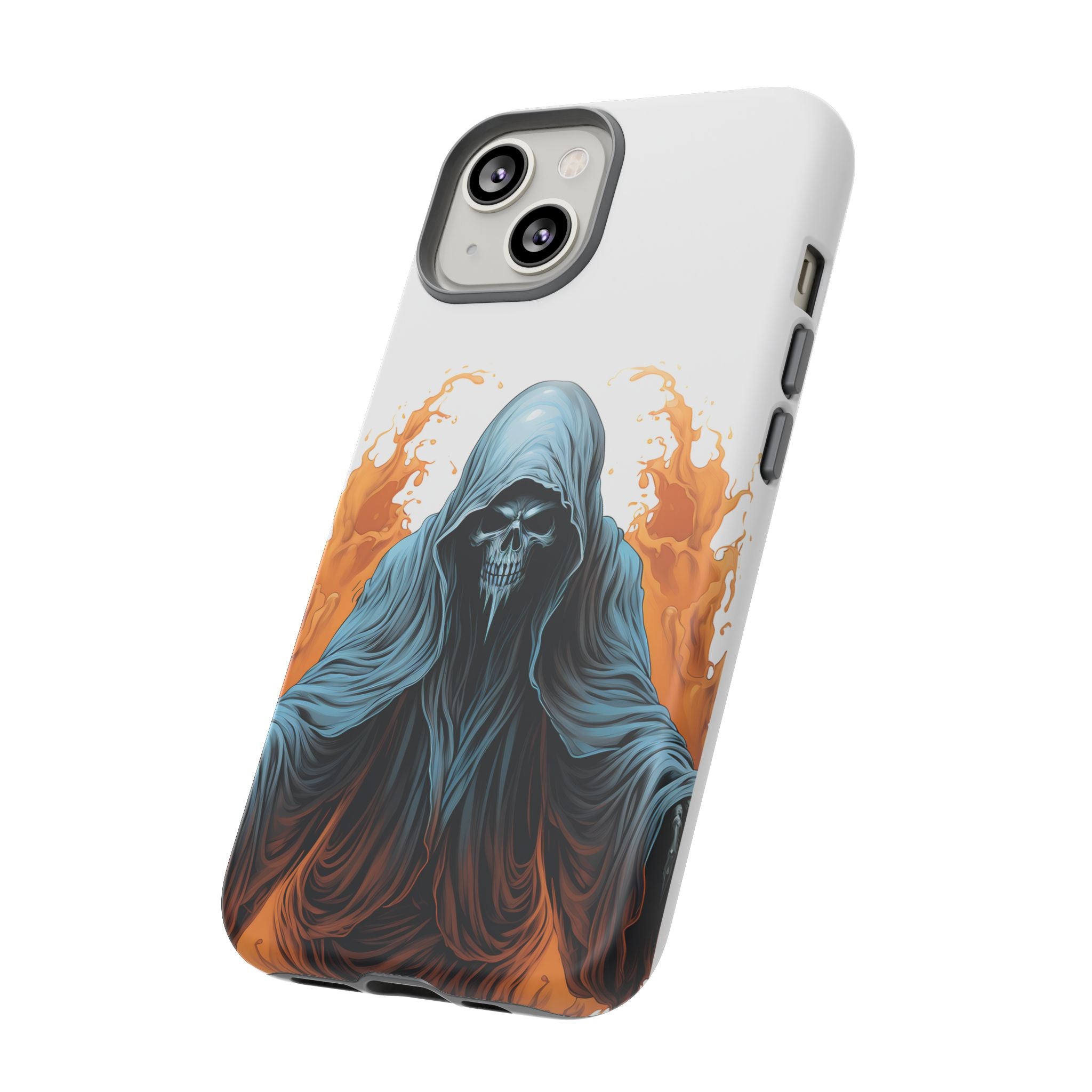 Grim Reaper Hexagon Stone iPhone Case