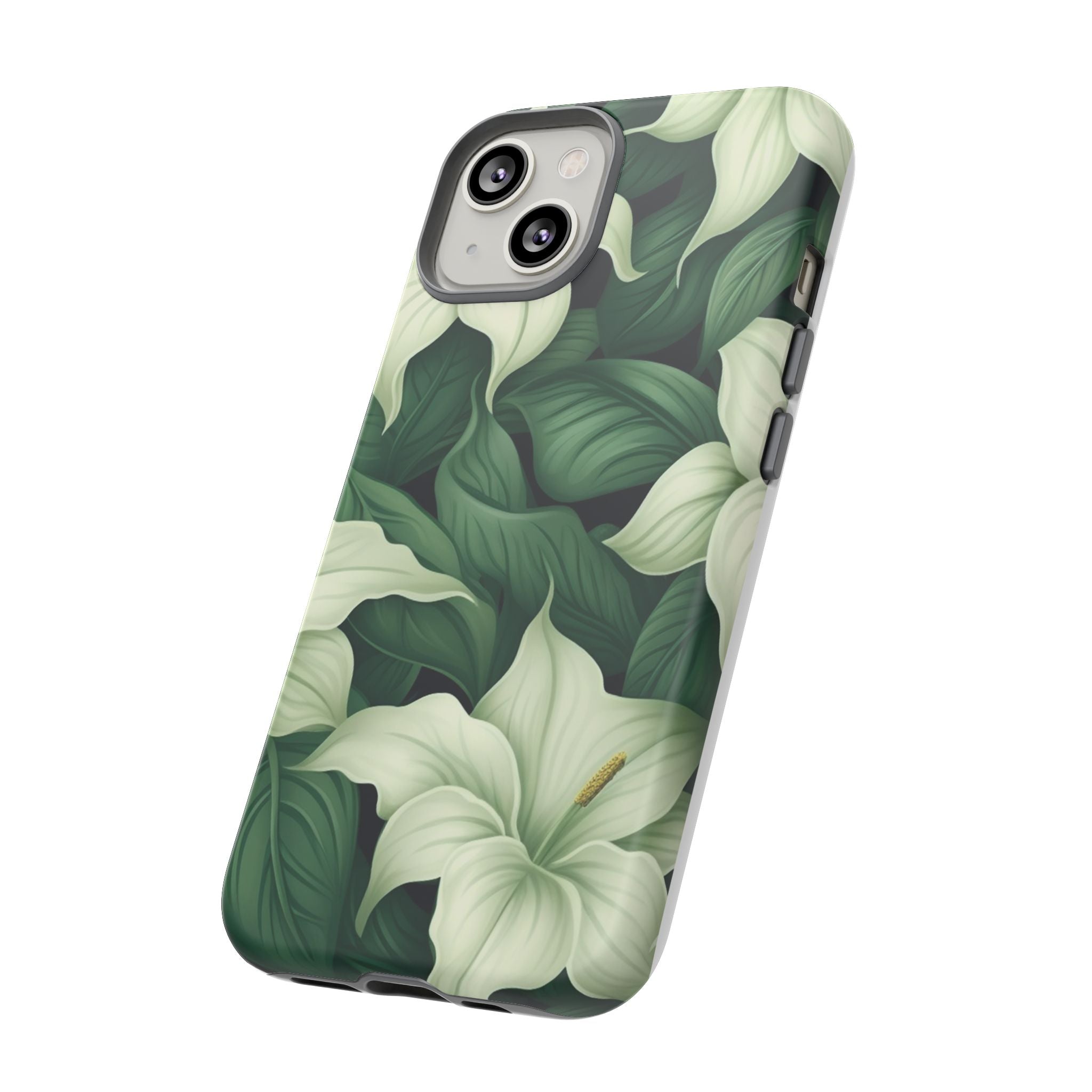 Luxurious Lily iPhone Case - Hexagon Stone