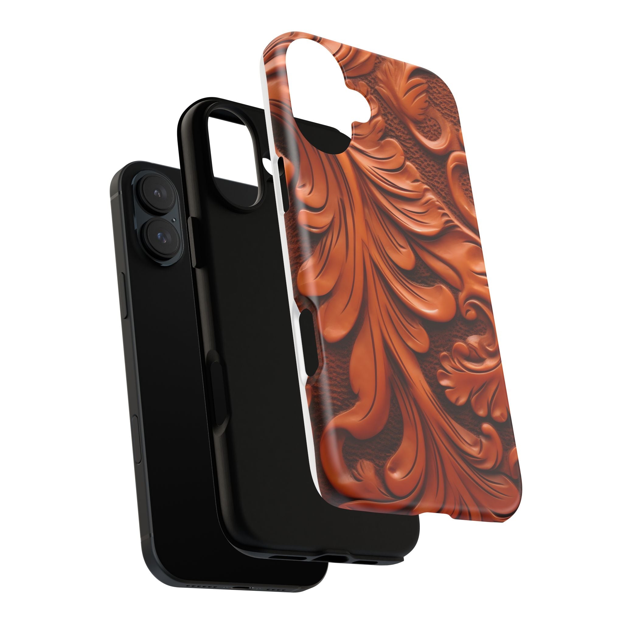 Baroque Acanthus Hexagon iPhone Case