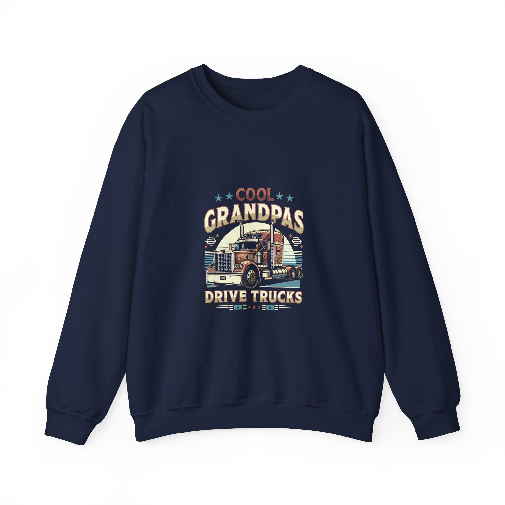 Cool Grandpas Drive Trucks Sweatshirt