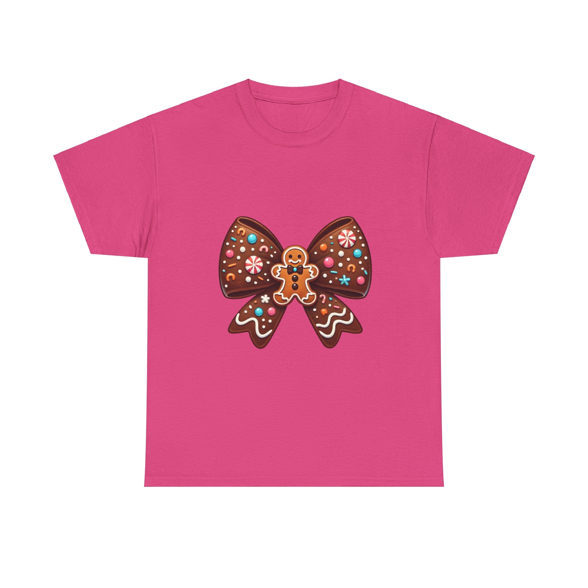 Gingerbread Bow Christmas T-Shirt