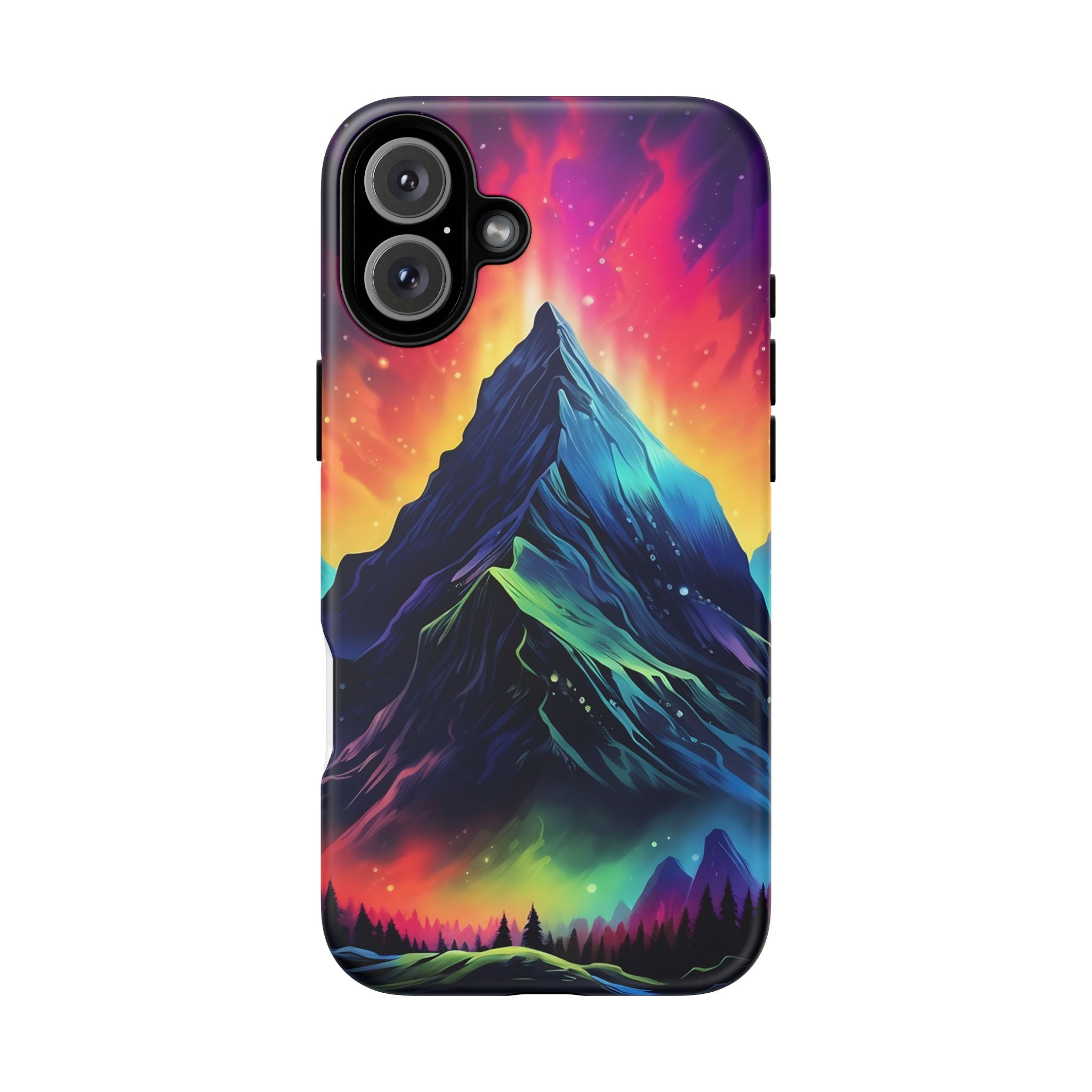 Cosmic Mountain iPhone Case - Hexagon Stone