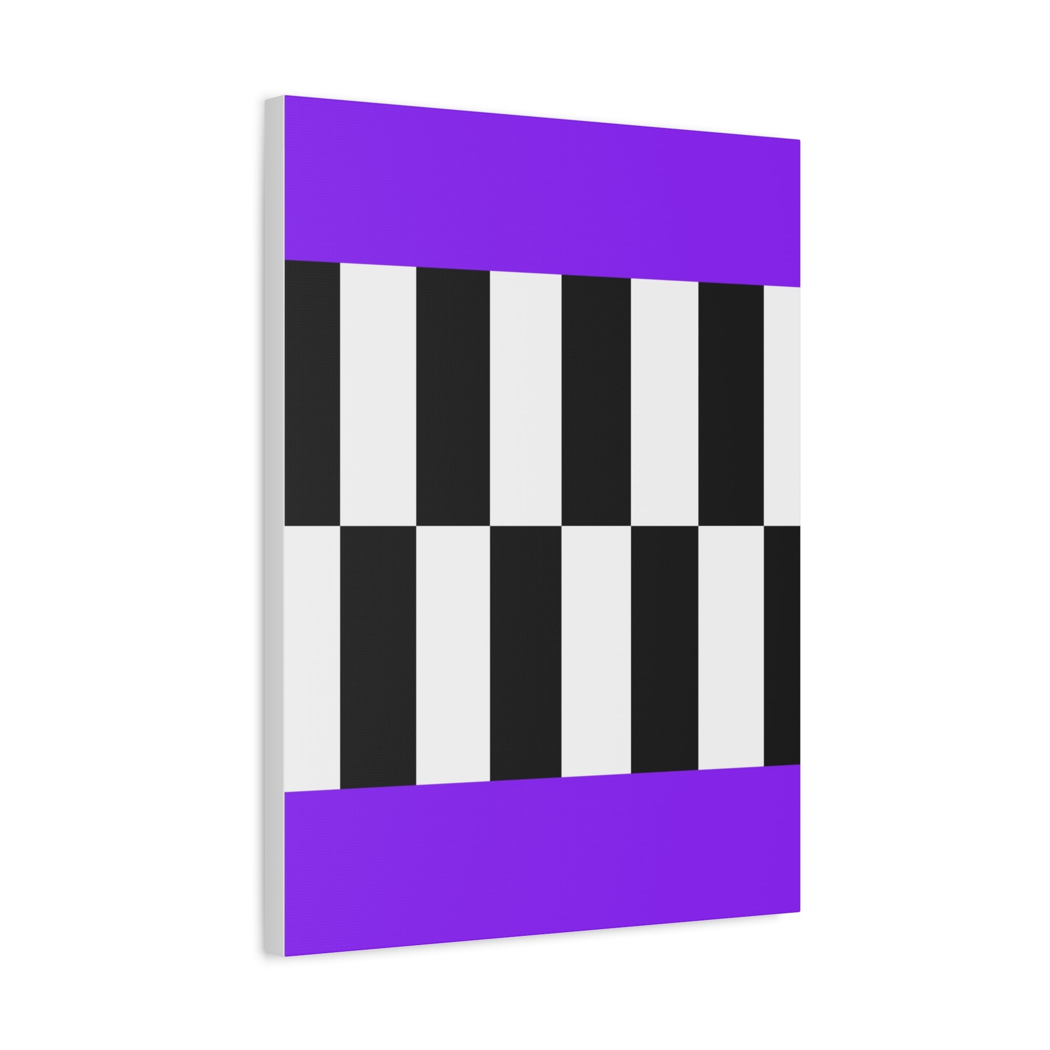 Minimalist Checkerboard Canvas Art