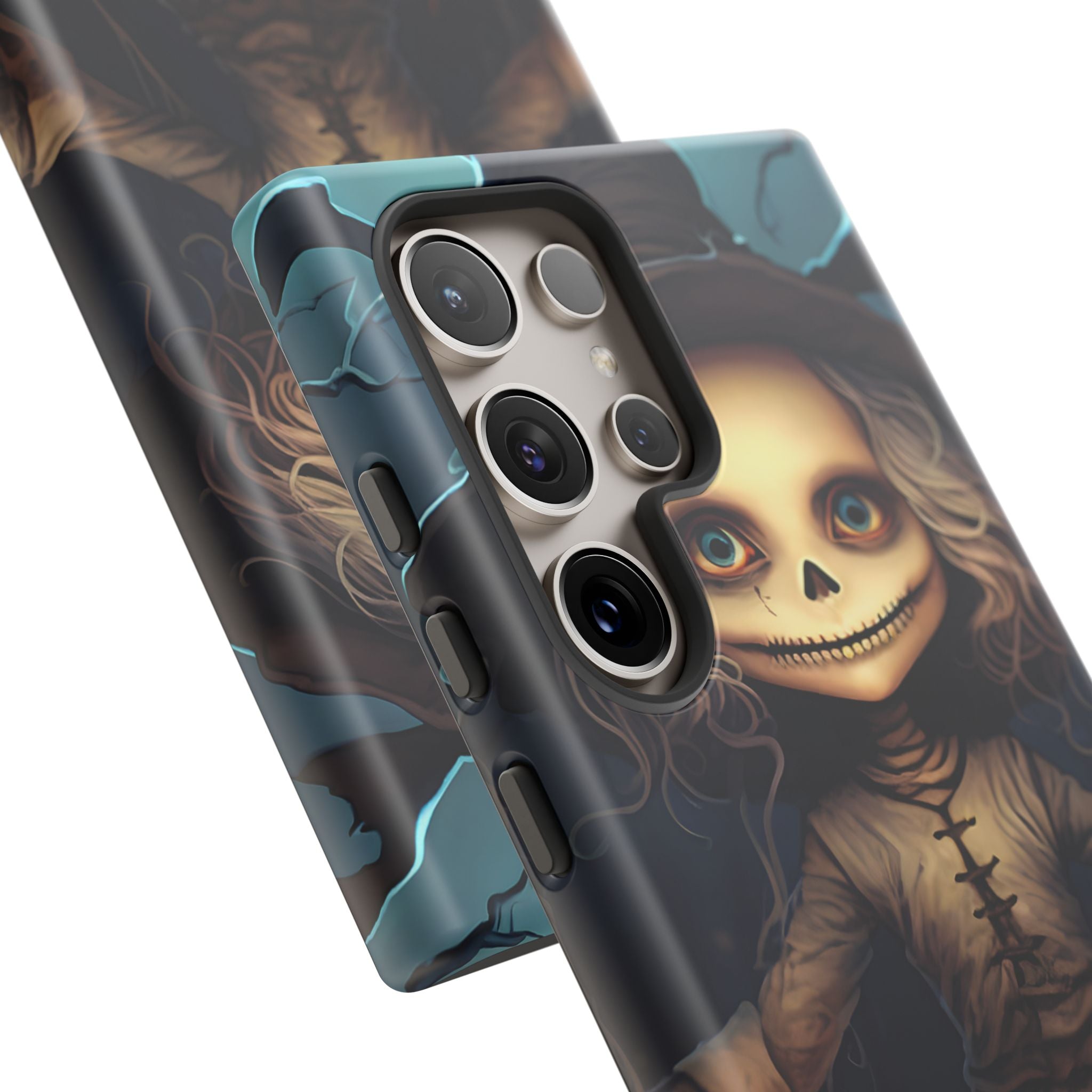 Spooky Skull Girl Halloween Samsung Case