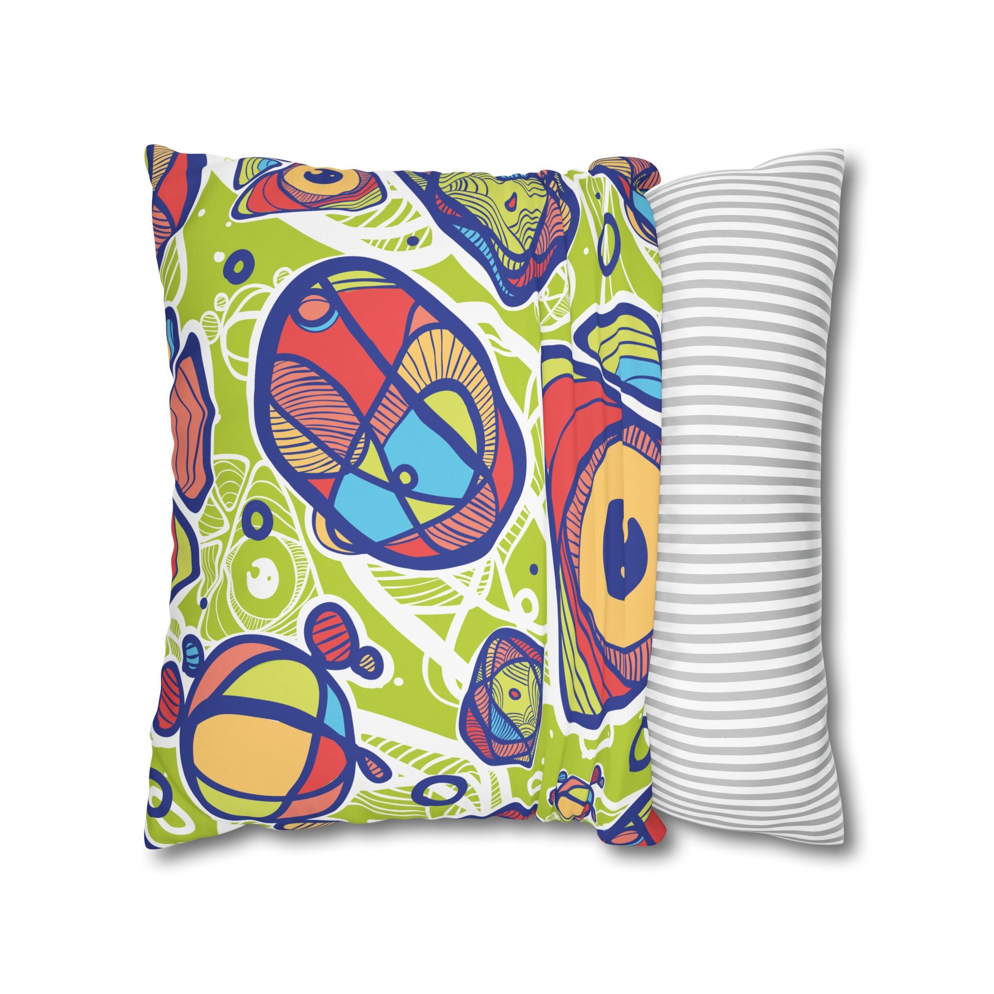 Psychedelic Geo Pillowcase - Vivid Dreams