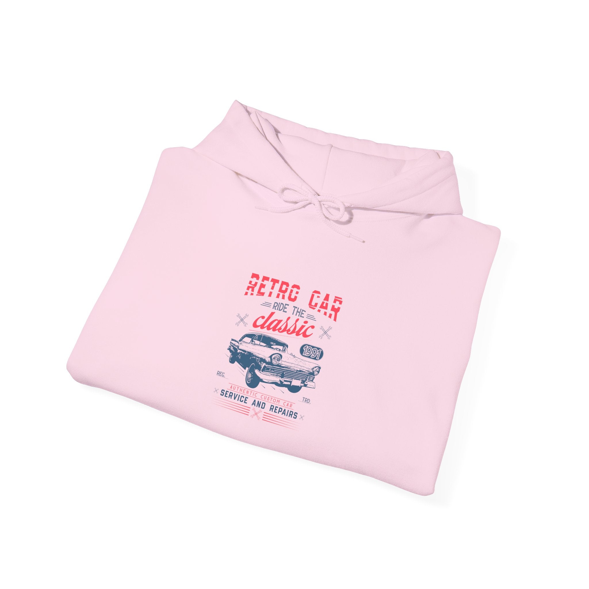 Retro Car Hoodie: Classic Ride 1991