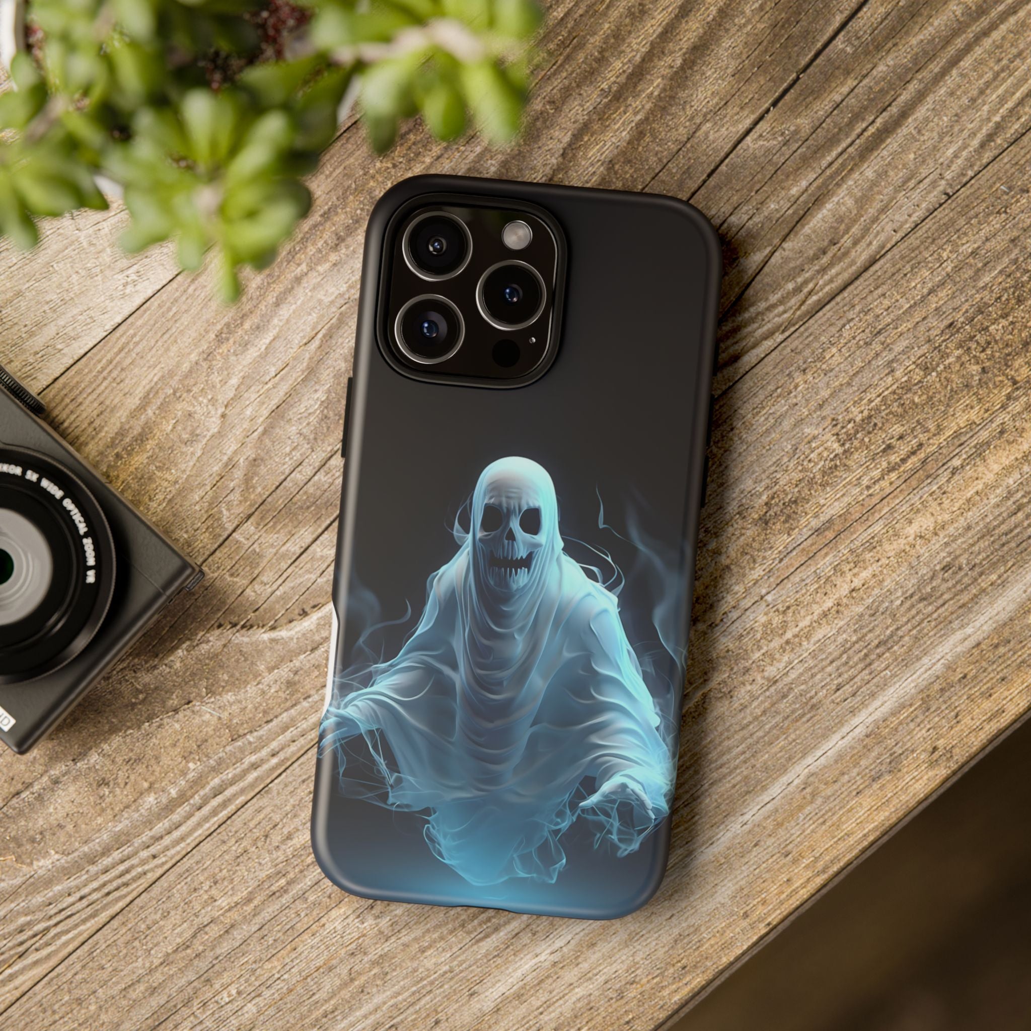 Ethereal Ghost Hexagon iPhone Case