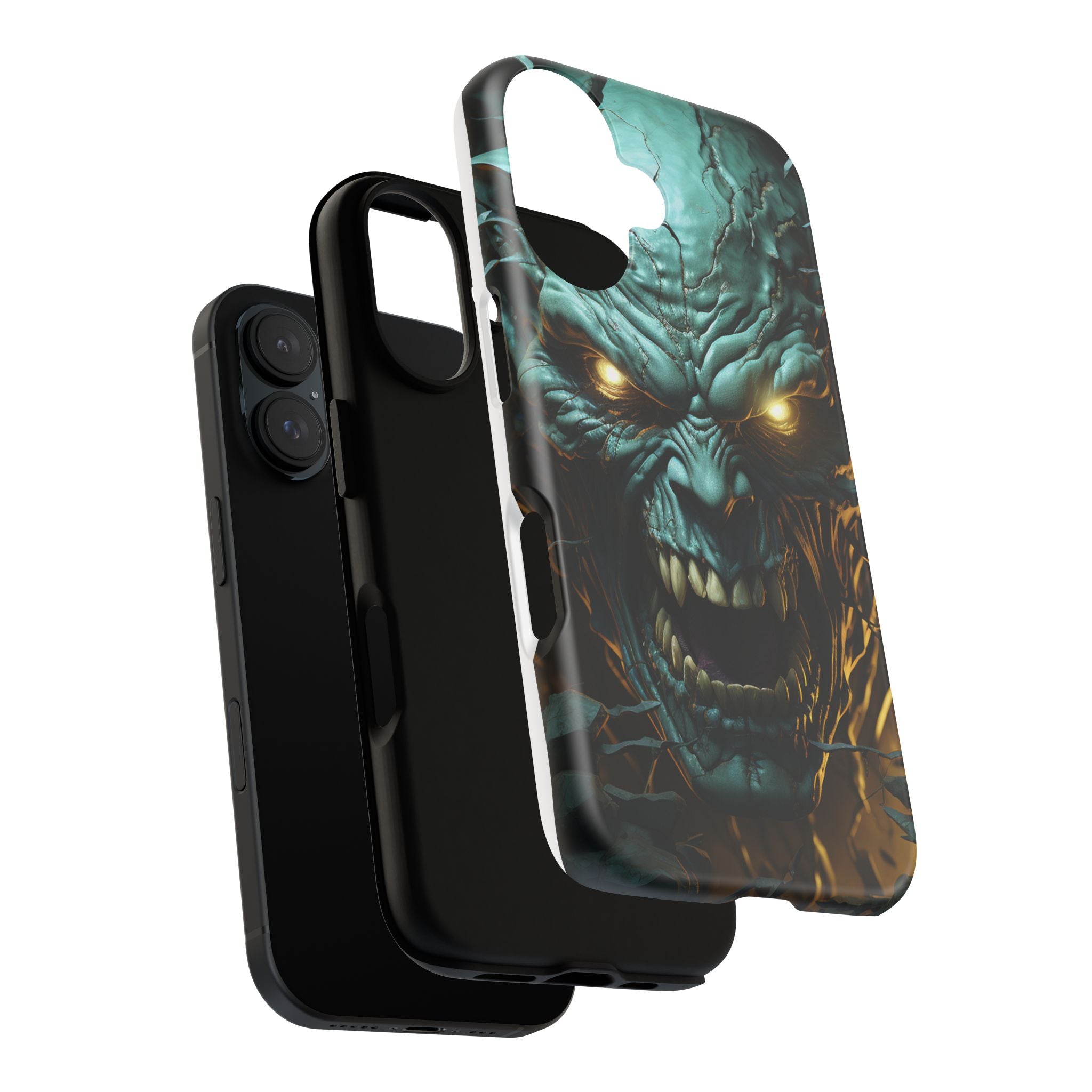 Monstrous Roar Hexagon Stone iPhone Case