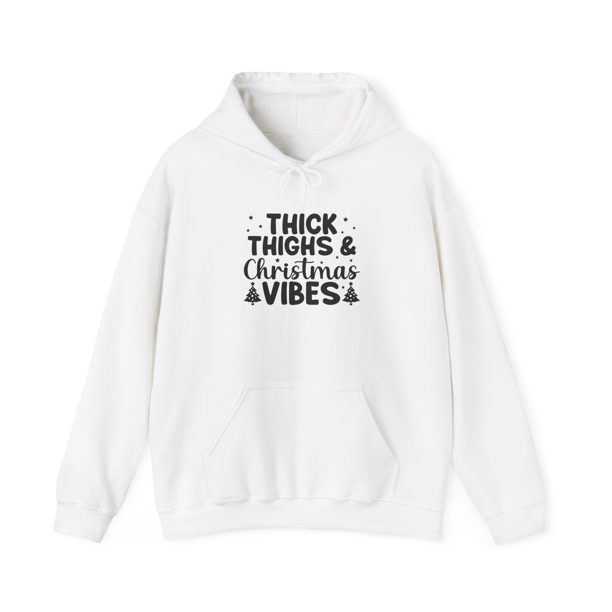 Thick Thighs & Christmas Vibes Hoodie