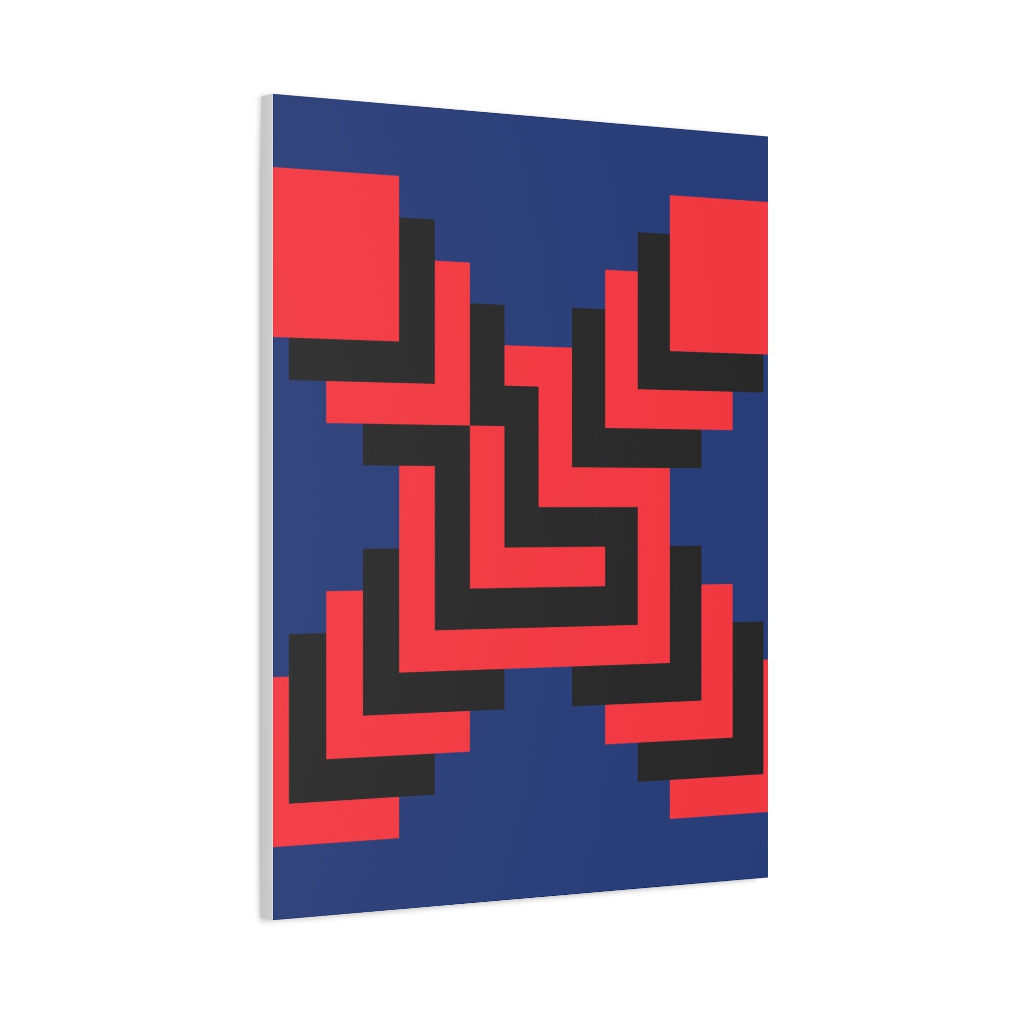 Geometric X Abstract Art Canvas Print