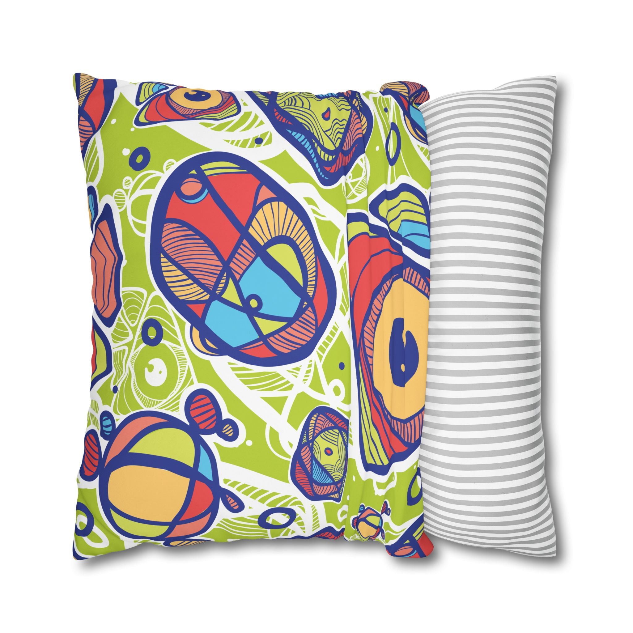 Psychedelic Geo Pillowcase - Vivid Dreams