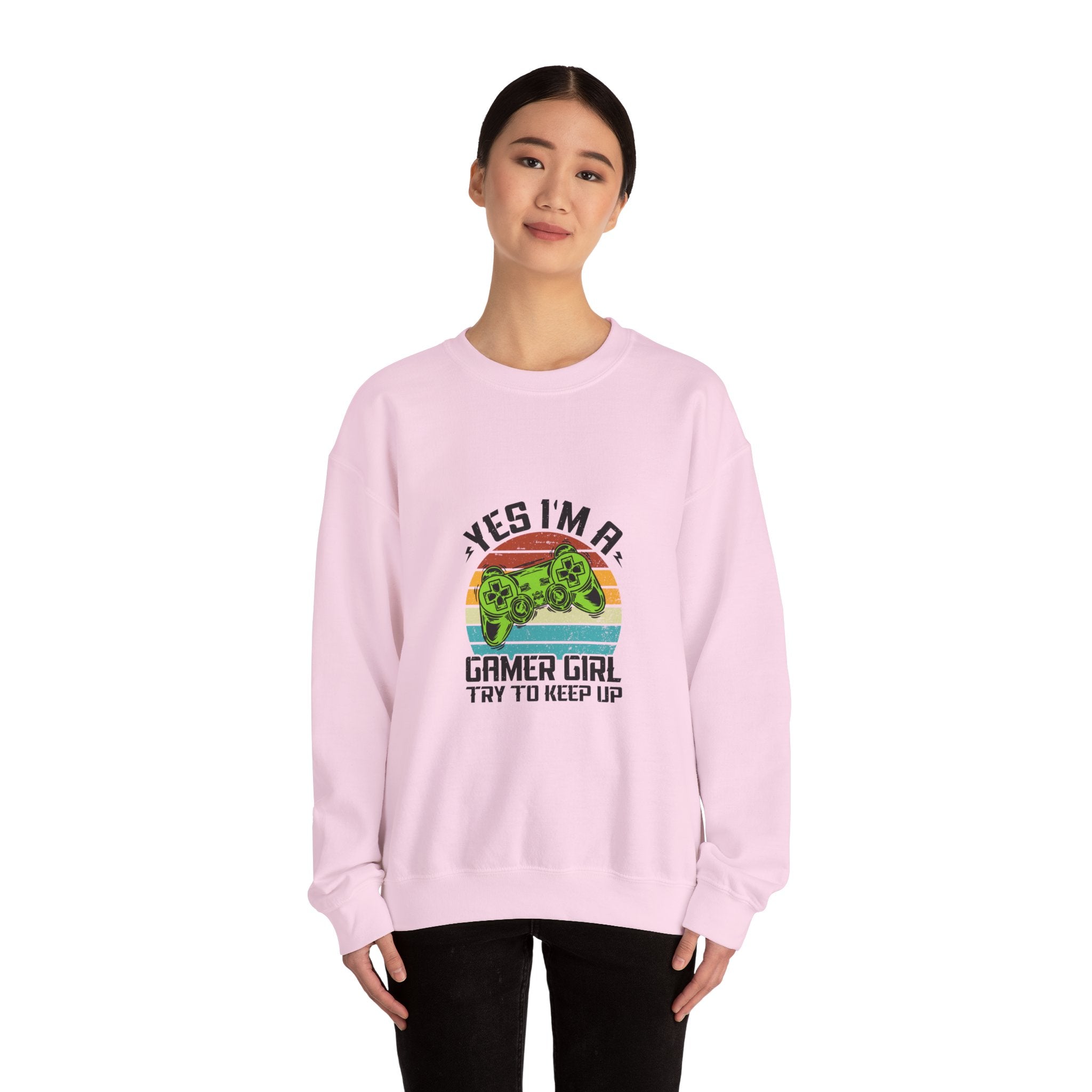 Retro Gamer Girl Sweatshirt