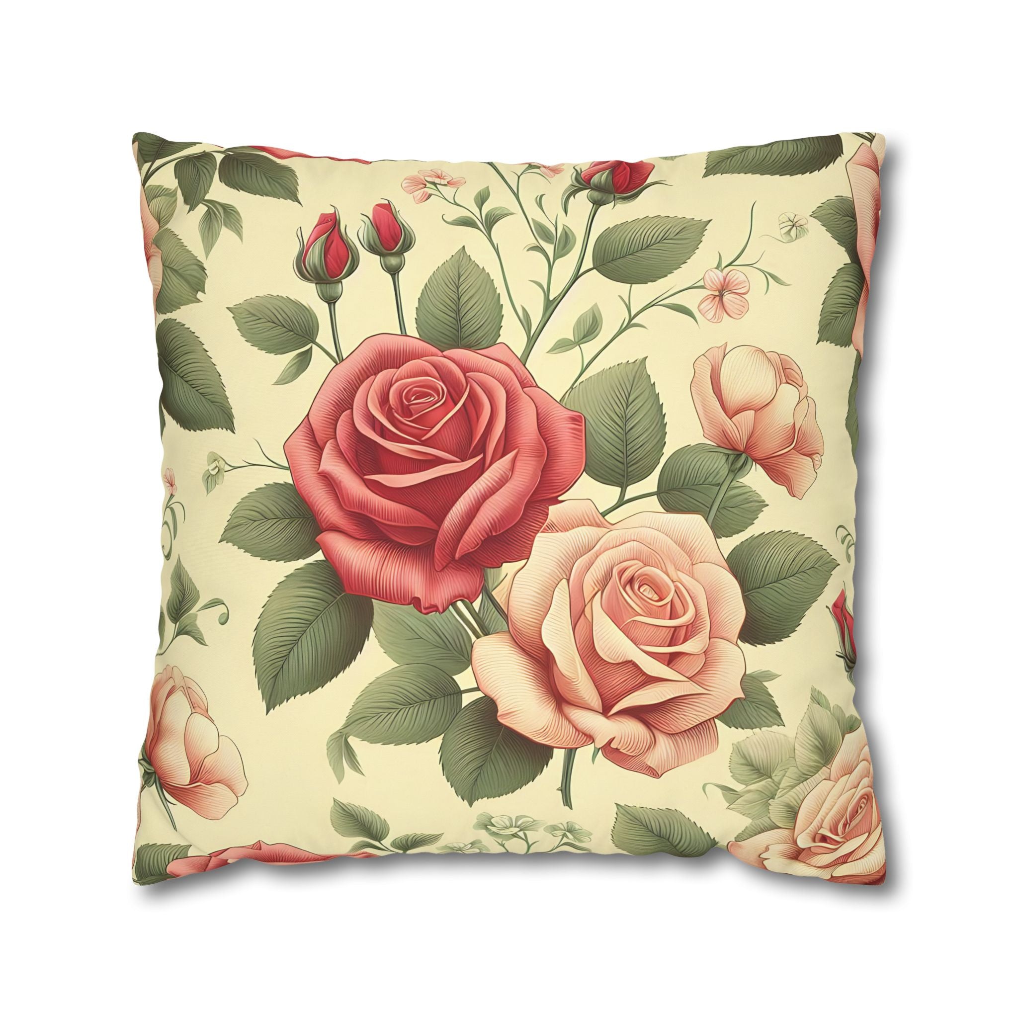 Vintage Rose Pillowcase - Floral Charm