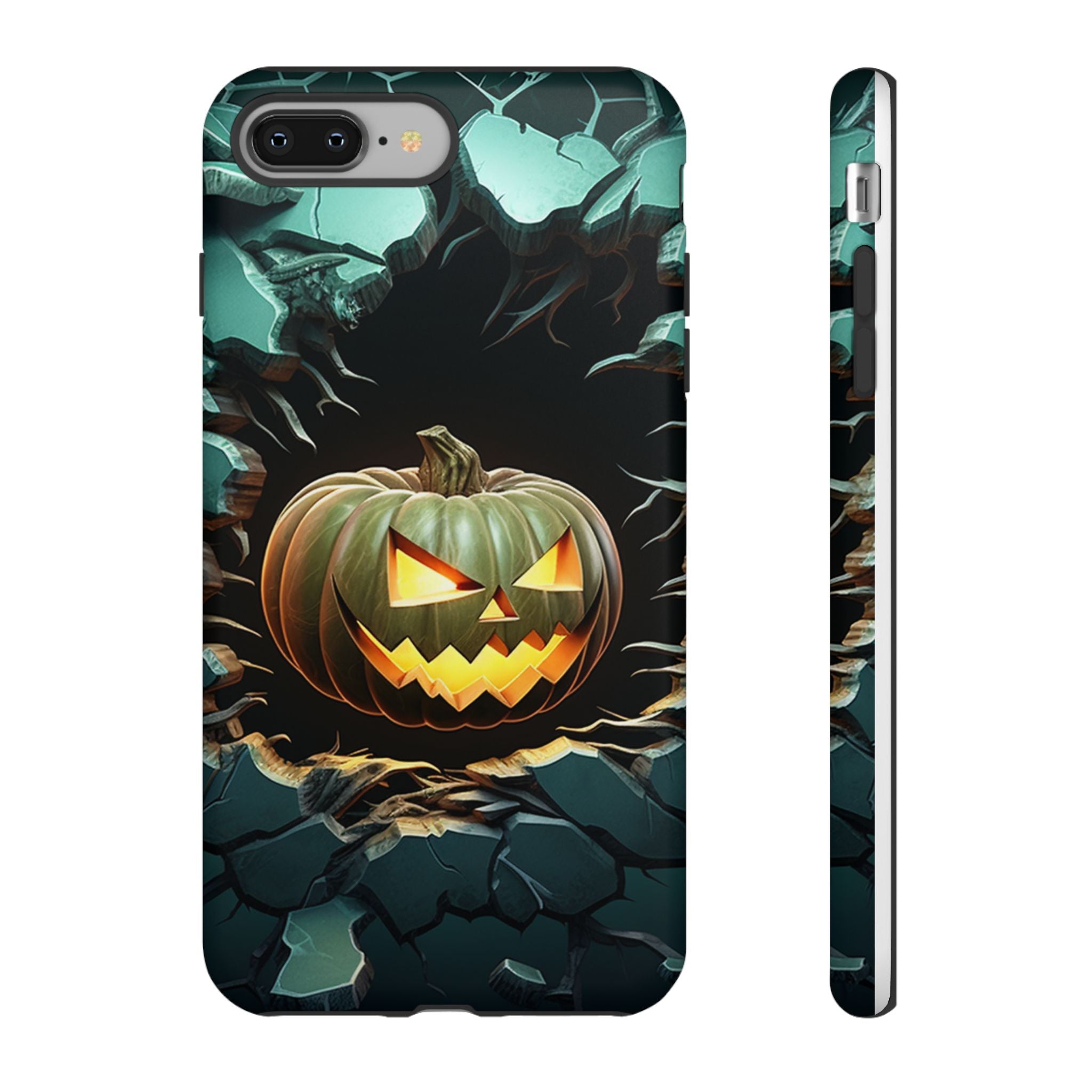 Spooky Jack-o'-Lantern Hexagon iPhone Case